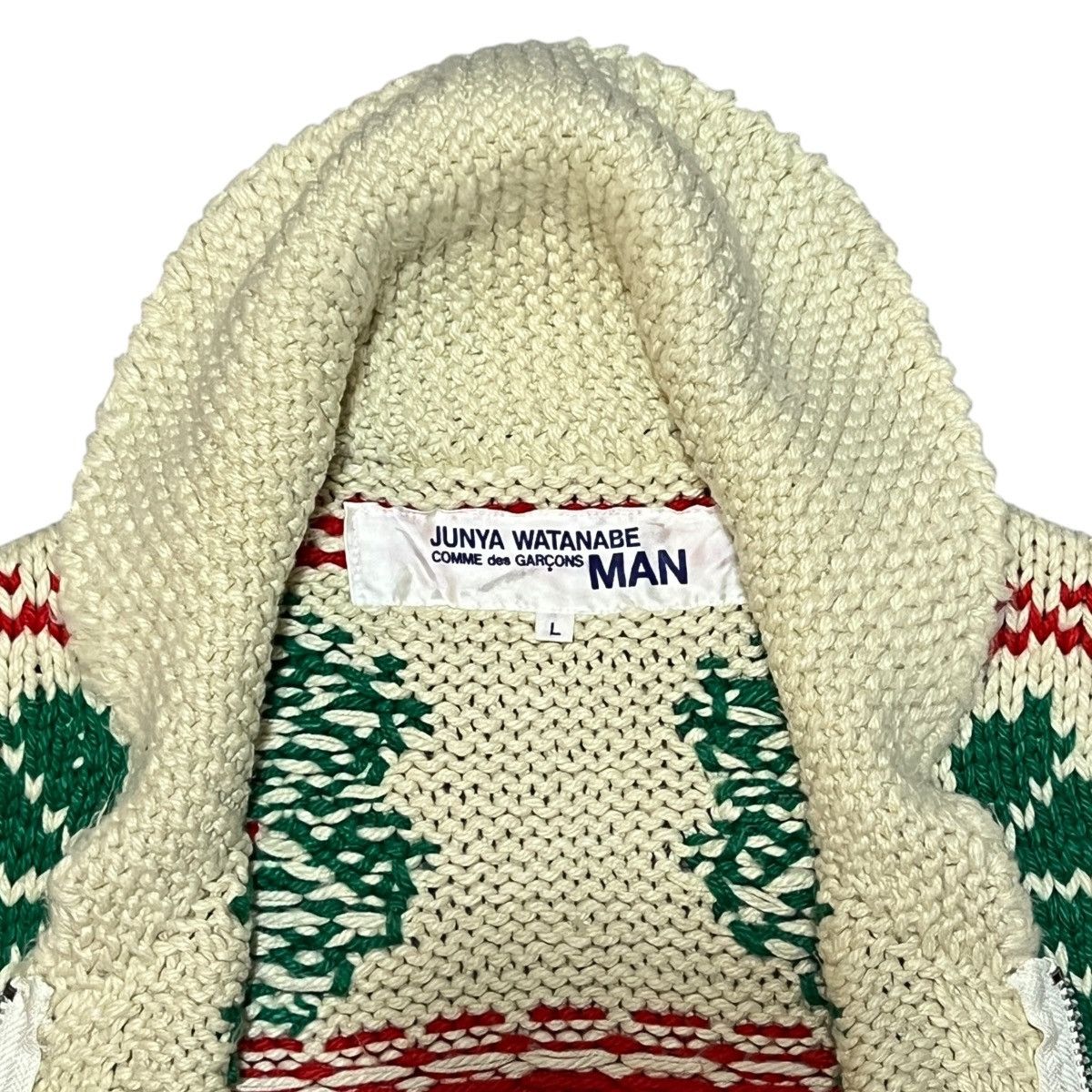 Junya Watanabe JUNYA WATANABE MAN Snow Pattern Cowichan Knit Vest Size US L / EU 52-54 / 3 - 5 Thumbnail