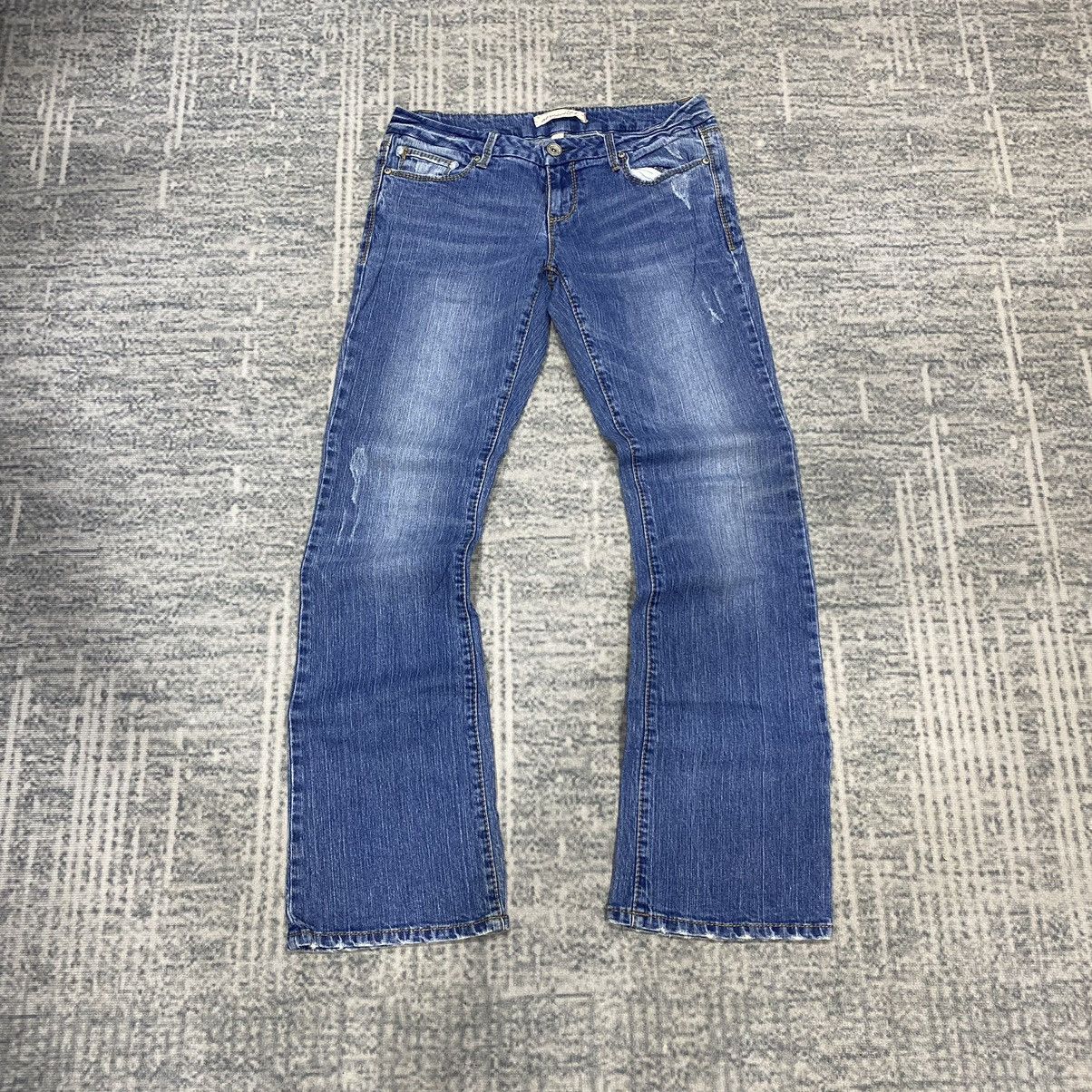 Hysteric Glamour × Japanese Brand × Vintage Sickk☠️ Flare Jeans Aerospotale Washed 90s Cowboy Size US 32 / EU 48 - 1 Thumbnail