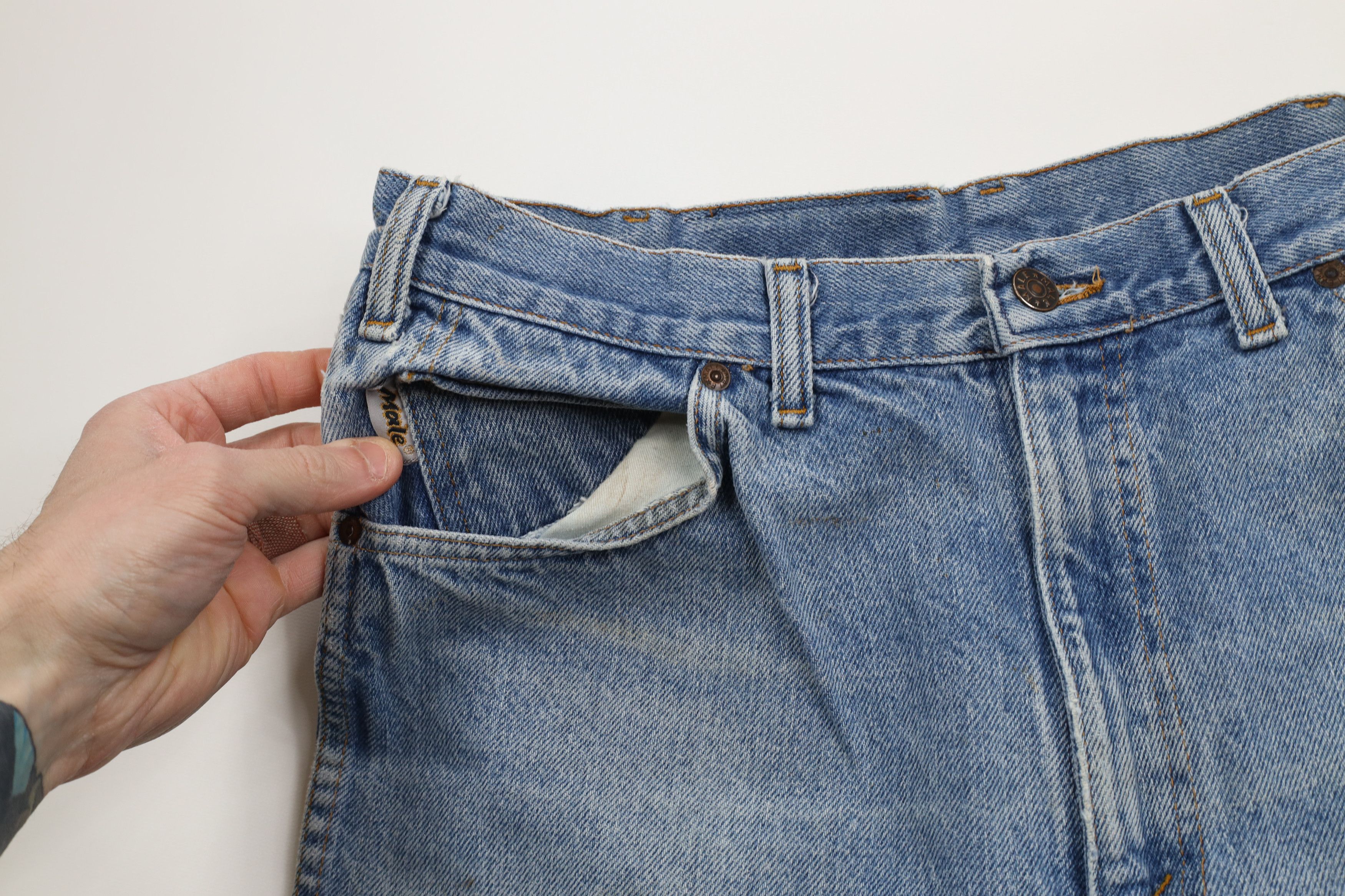 Vintage Vintage 70s Streetwear Flared Wide Leg Bootcut Jeans USA Size US 34 / EU 50 - 10 Thumbnail