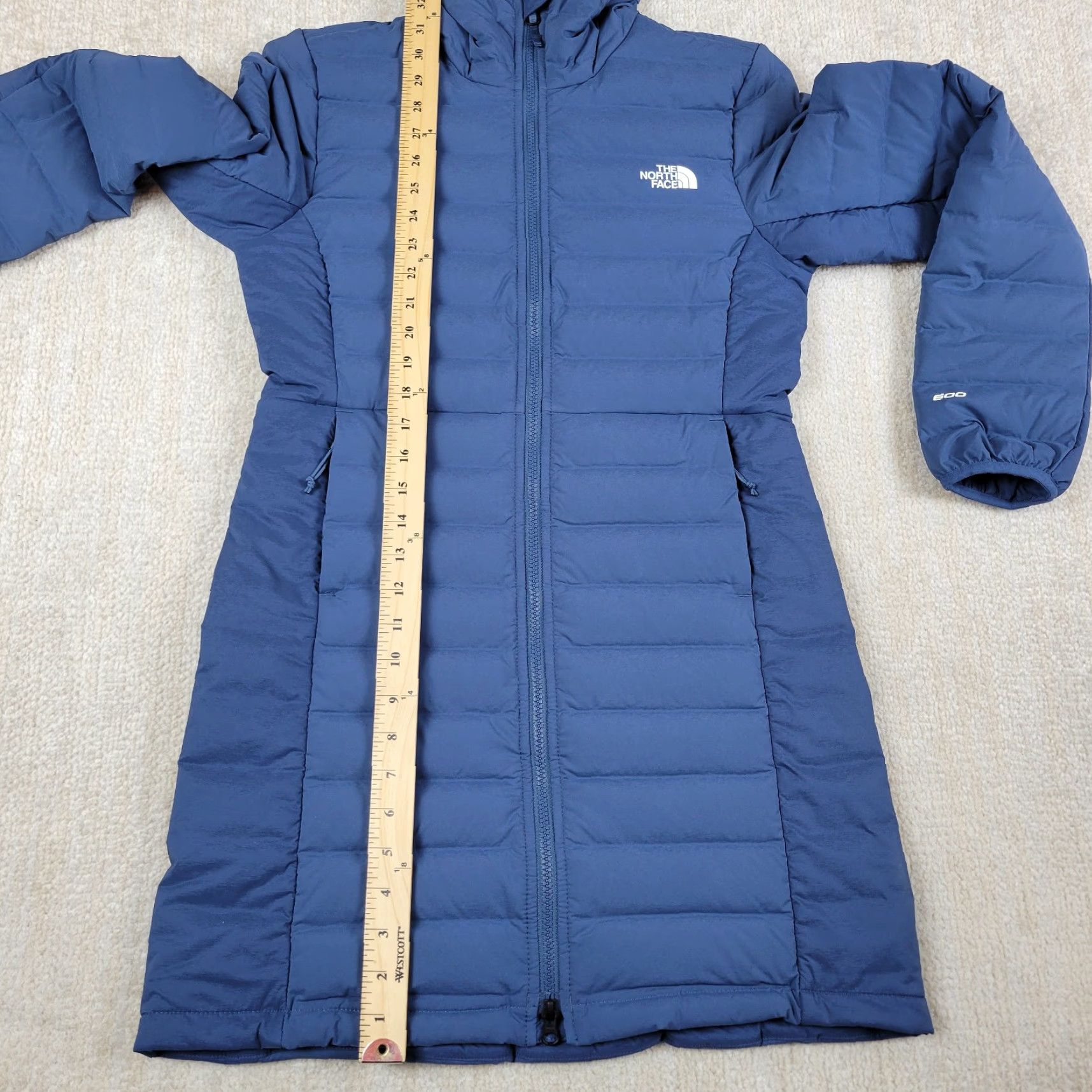 The North Face The North Face Women’s Down Parka Jacket Blue Full Zip Hooded Quilted 600 Winter Fall Spring Long Sleeve Size S Size S / US 4 / IT 40 - 6 Thumbnail