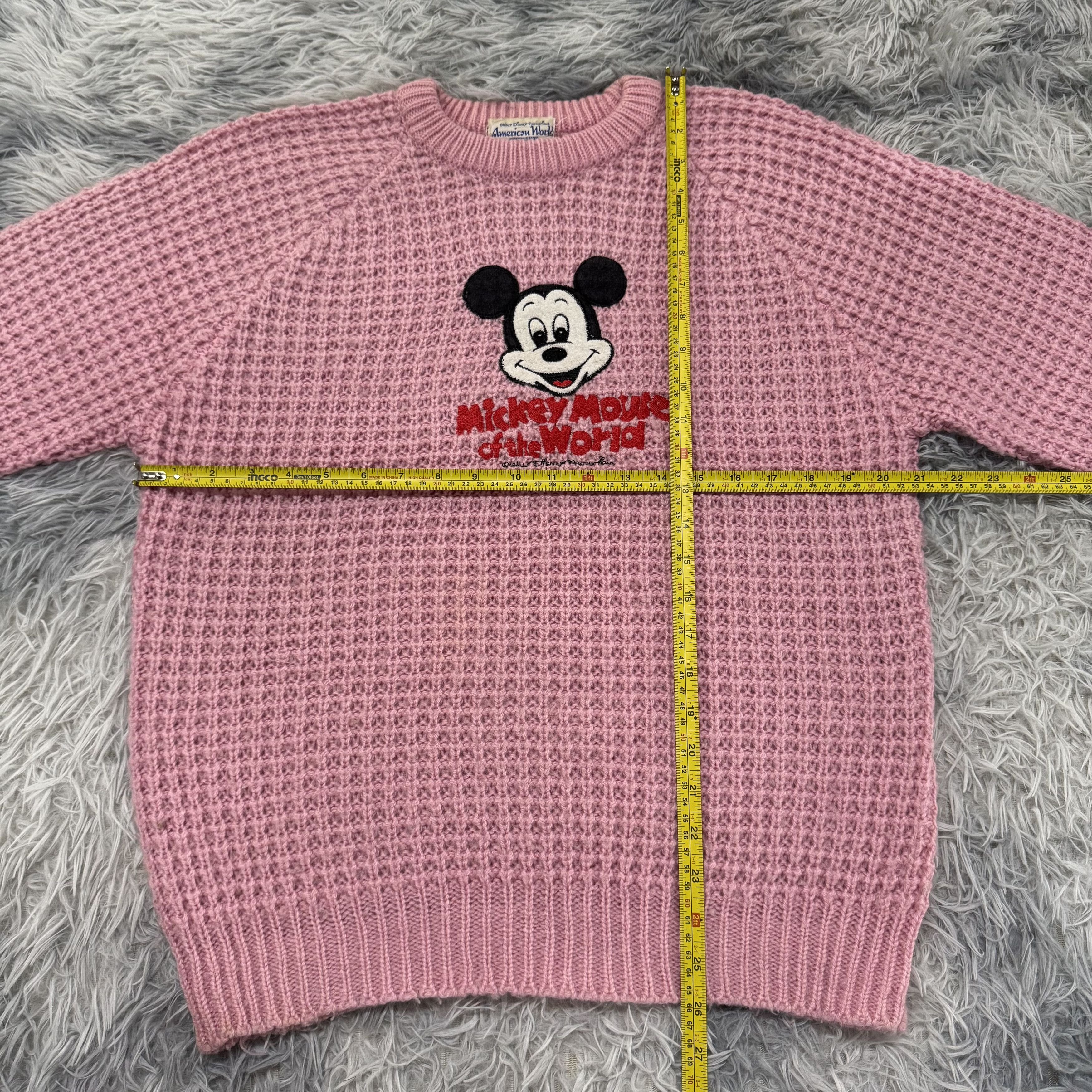 Mickey Mouse Vintage Mickey Mouse of The World Knit Sweater Streetwear Size US M / EU 48-50 / 2 - 6 Thumbnail