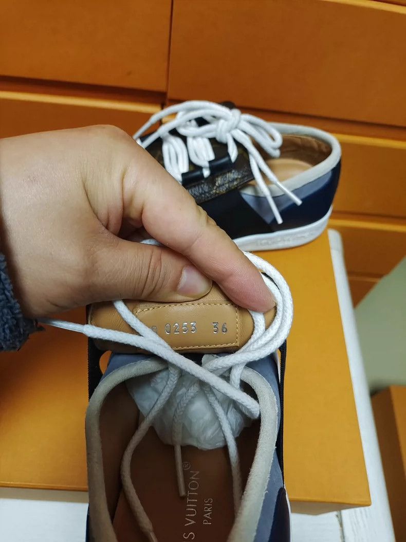Louis Vuitton Louis Vuitton LV Designer LaceUp Sneakers for Women-2506 Size US 6 / IT 36 - 7 Thumbnail