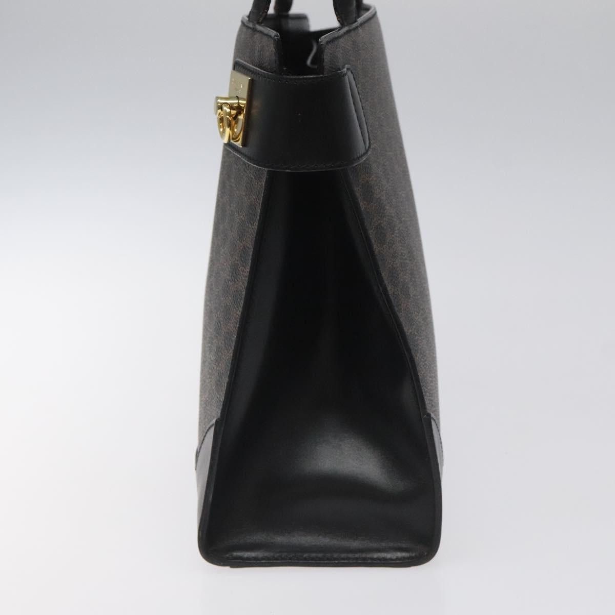 Celine CELINE Macadam Canvas Shoulder Bag Pvc Leather Black Gold Size ONE SIZE - 4 Thumbnail