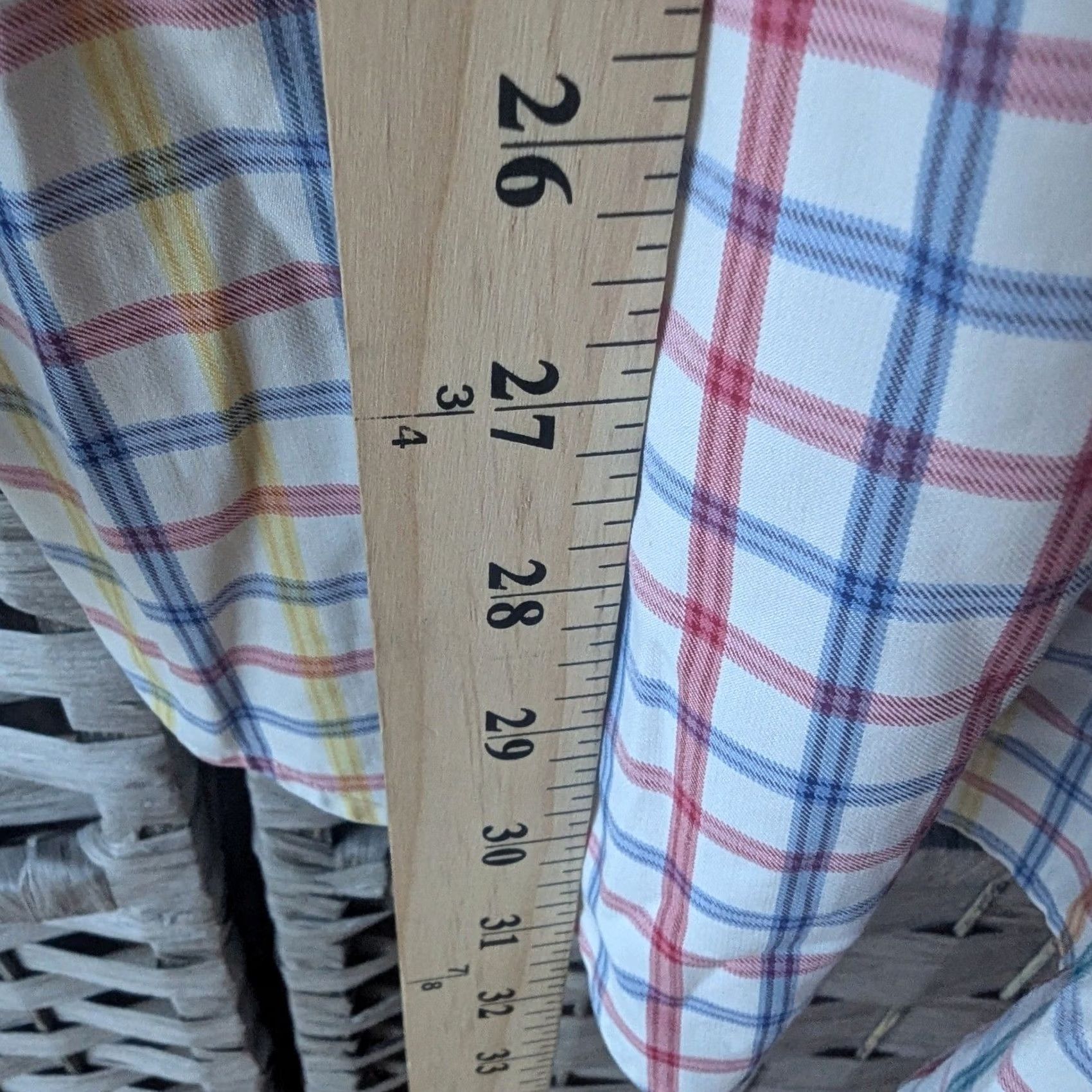 Faconnable Vtg Faconnable Mens Multicolor Check Button-Down Shirt L Albert Goldberg Cotton Shirt Size US L / EU 52-54 / 3 - 6 Thumbnail