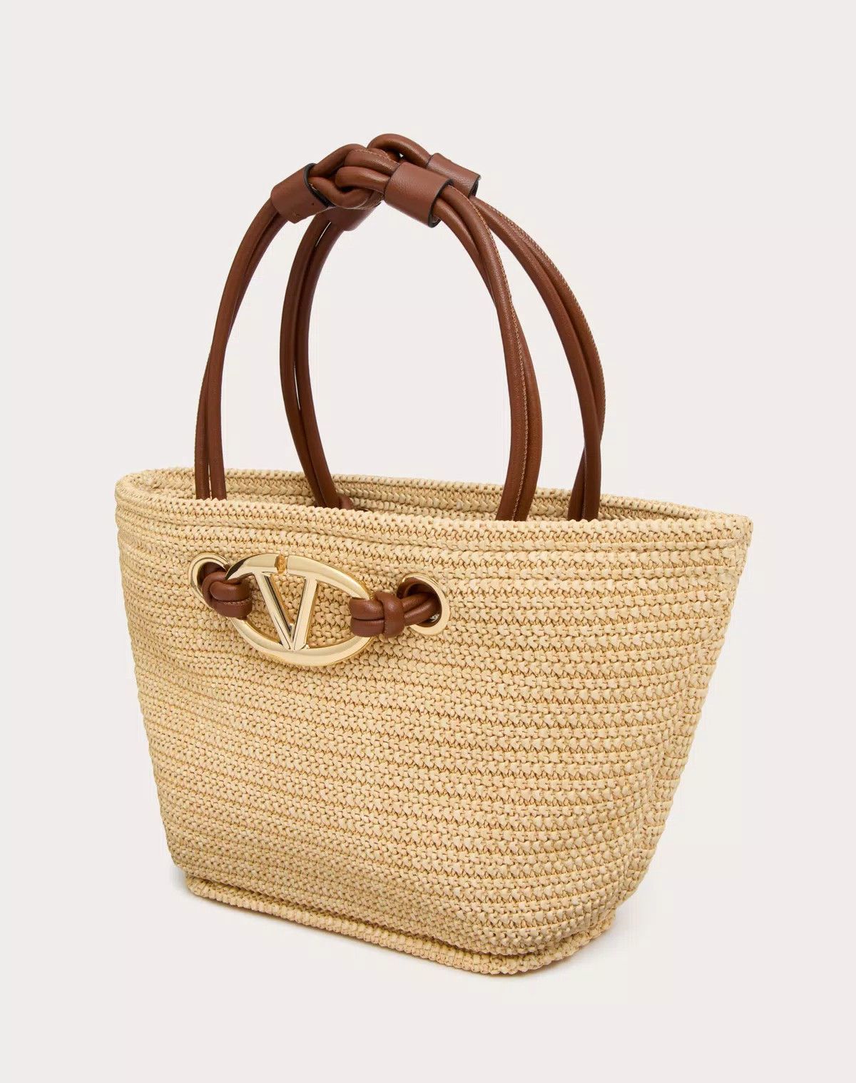 Valentino oc11z0725 Size:OS/Escape Tote Bag In Raffia in Beige Size ONE SIZE - 5 Thumbnail