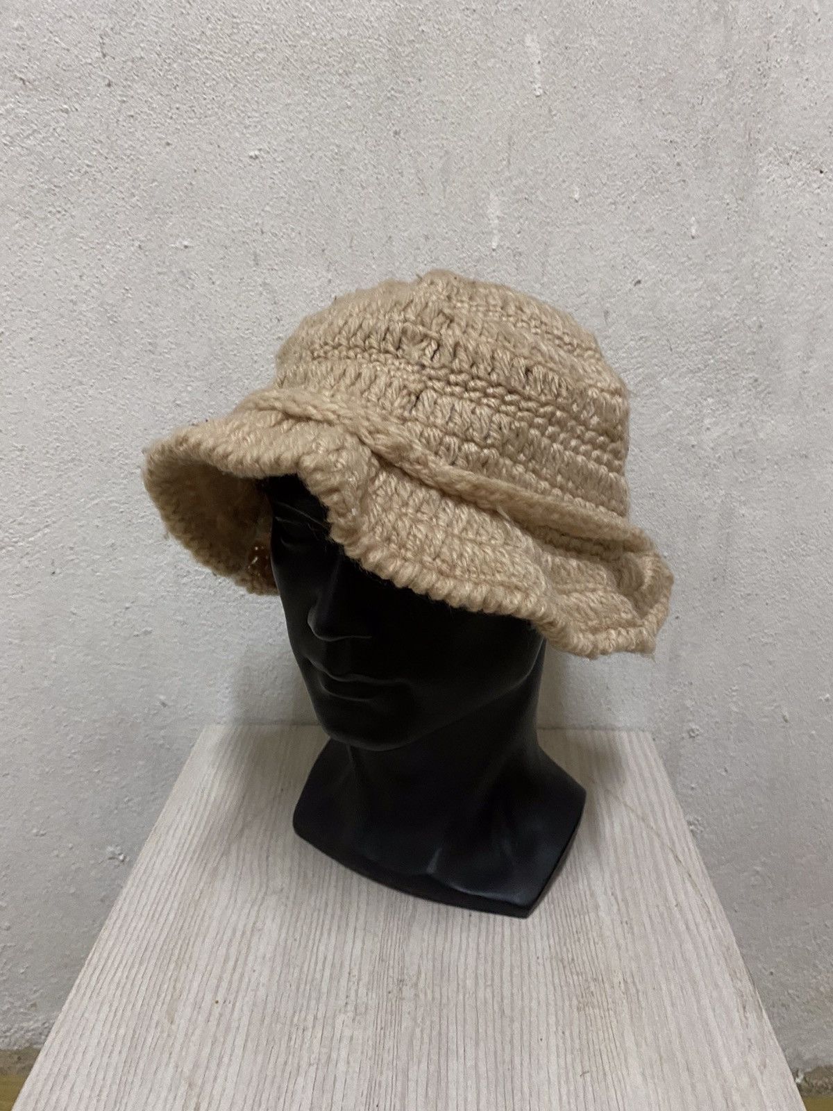 Japanese Brand Japanese Brand Knit Bucket Hat Size ONE SIZE - 3 Thumbnail