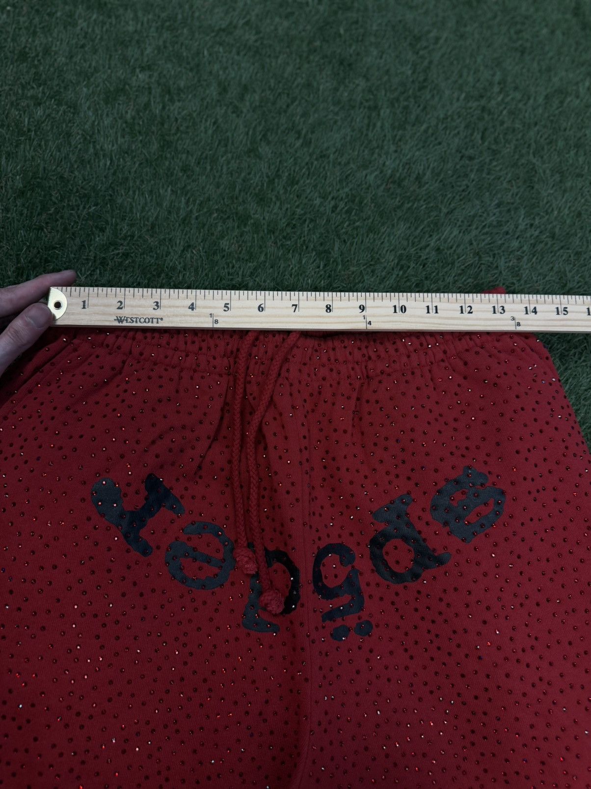 Sp5der Sp5der Worldwide VVS Stone Crystal Sweatpants M (NEW) Size US 31 - 13 Thumbnail