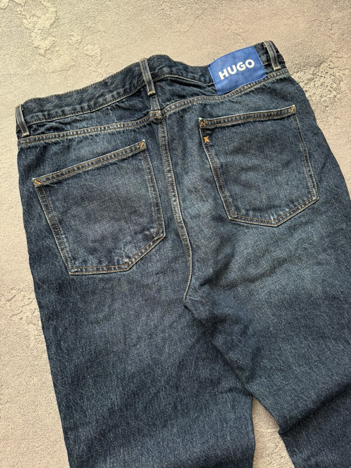 Denime × Hugo Boss Hugo boss 36/32 JOHAN denim blue pant trouser Jean chino Size US 36 / EU 52 - 3 Thumbnail