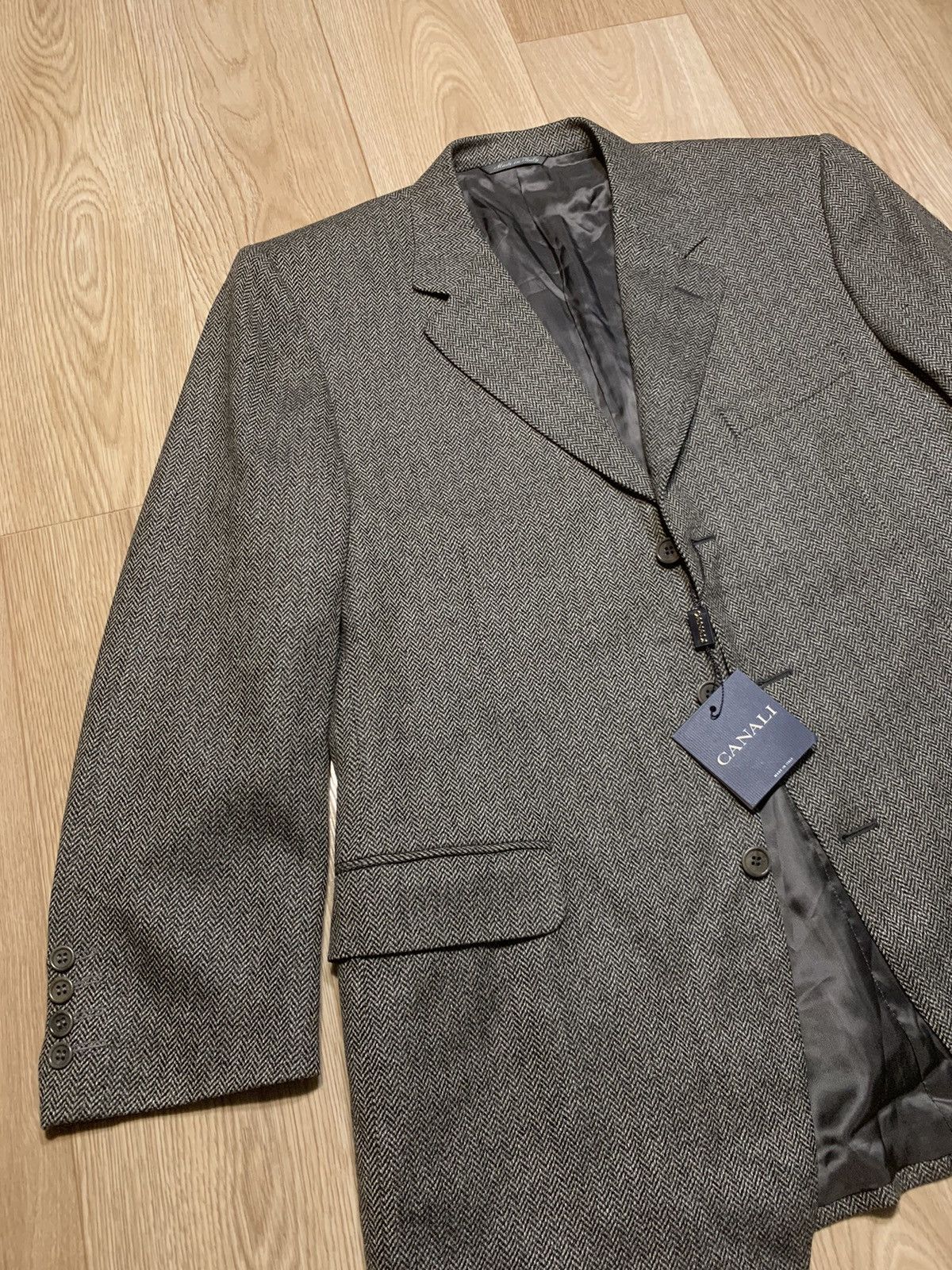 Canali Canali Made In Italy Blazer Jacket Size 52R - 3 Thumbnail