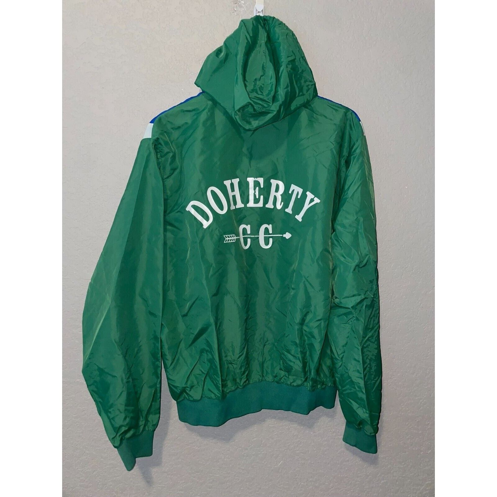Vintage Vintage Blue Green Windbreaker Doherty Country Club CC VTG L Size US L / EU 52-54 / 3 - 1 Thumbnail