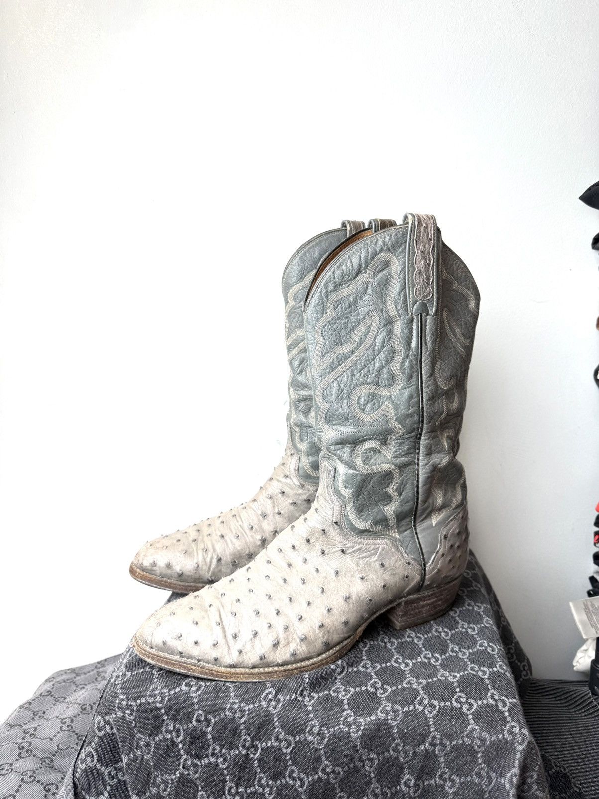 Cowboy Equipment 💥Rare! Vintage El Dorado USA Western Leather Cowboy Boots Size US 9 / EU 42 - 1 Thumbnail