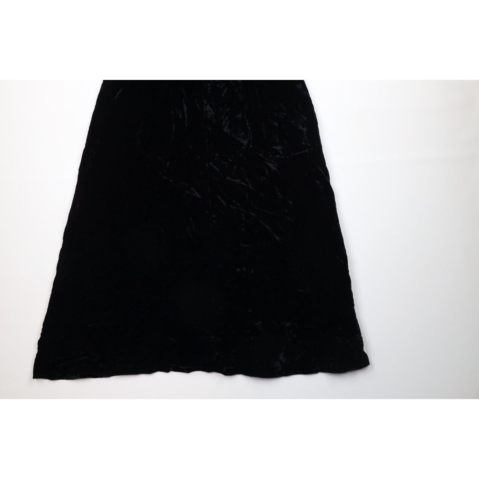 Vintage Vintage 50s 60s Streetwear Velvet Velour Full Length Skirt Size 26" / US 2 / IT 38 - 9 Thumbnail