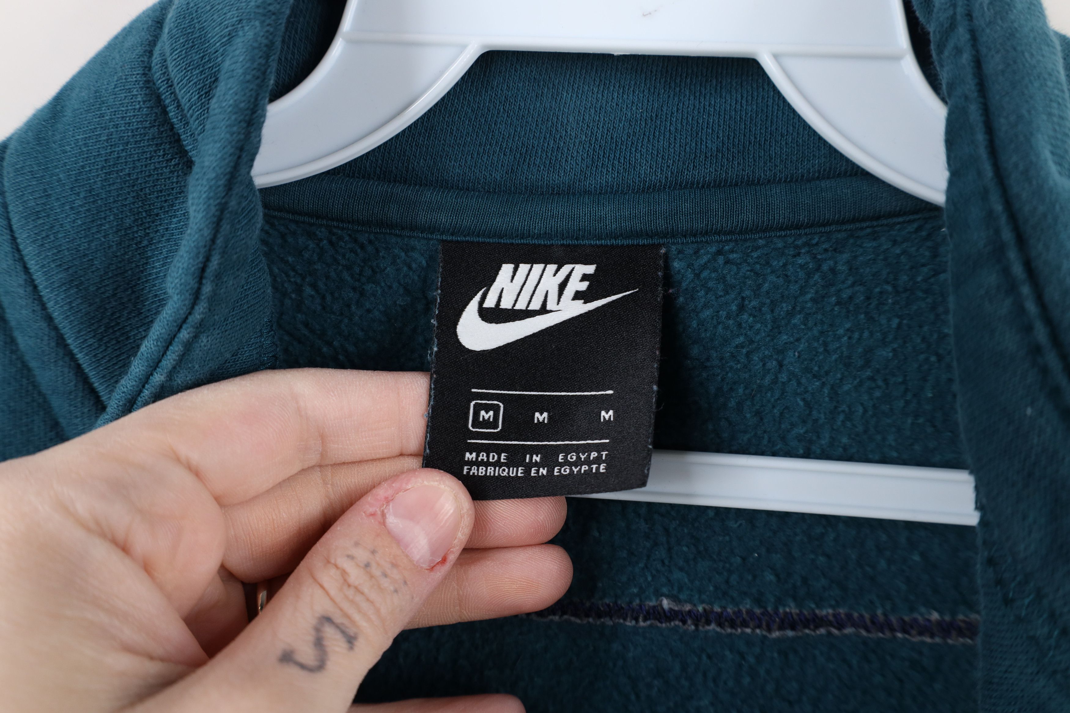 Nike × Vintage Vintage Y2K Nike Sportswear Swoosh Half Zip Sweatshirt Size US M / EU 48-50 / 2 - 10 Thumbnail