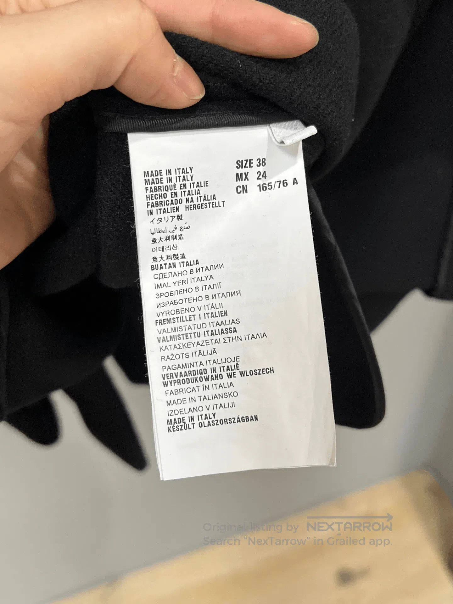 Miu Miu Miumiu Black Wool Coat. Size S / US 4 / IT 40 - 4 Thumbnail