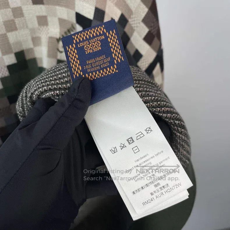 Louis Vuitton Louis Vuitton Fei-Dong camouflage checkerboard-studded mon Size US XXL / EU 58 / 5 - 9 Thumbnail