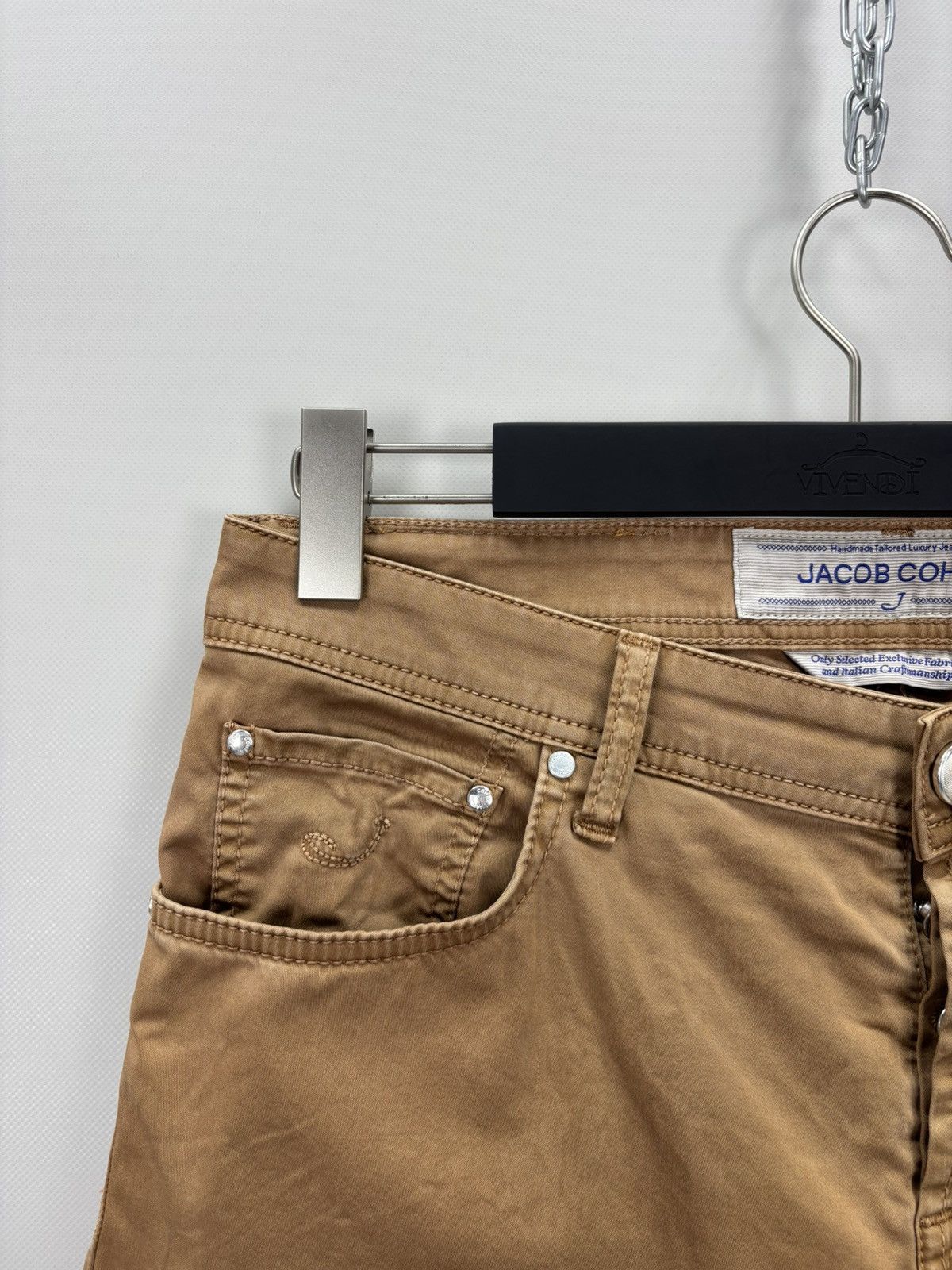 Jacob Cohen Mens pants Jacob Cohen Size 32 Color Brown Size US 32 / EU 48 - 4 Thumbnail