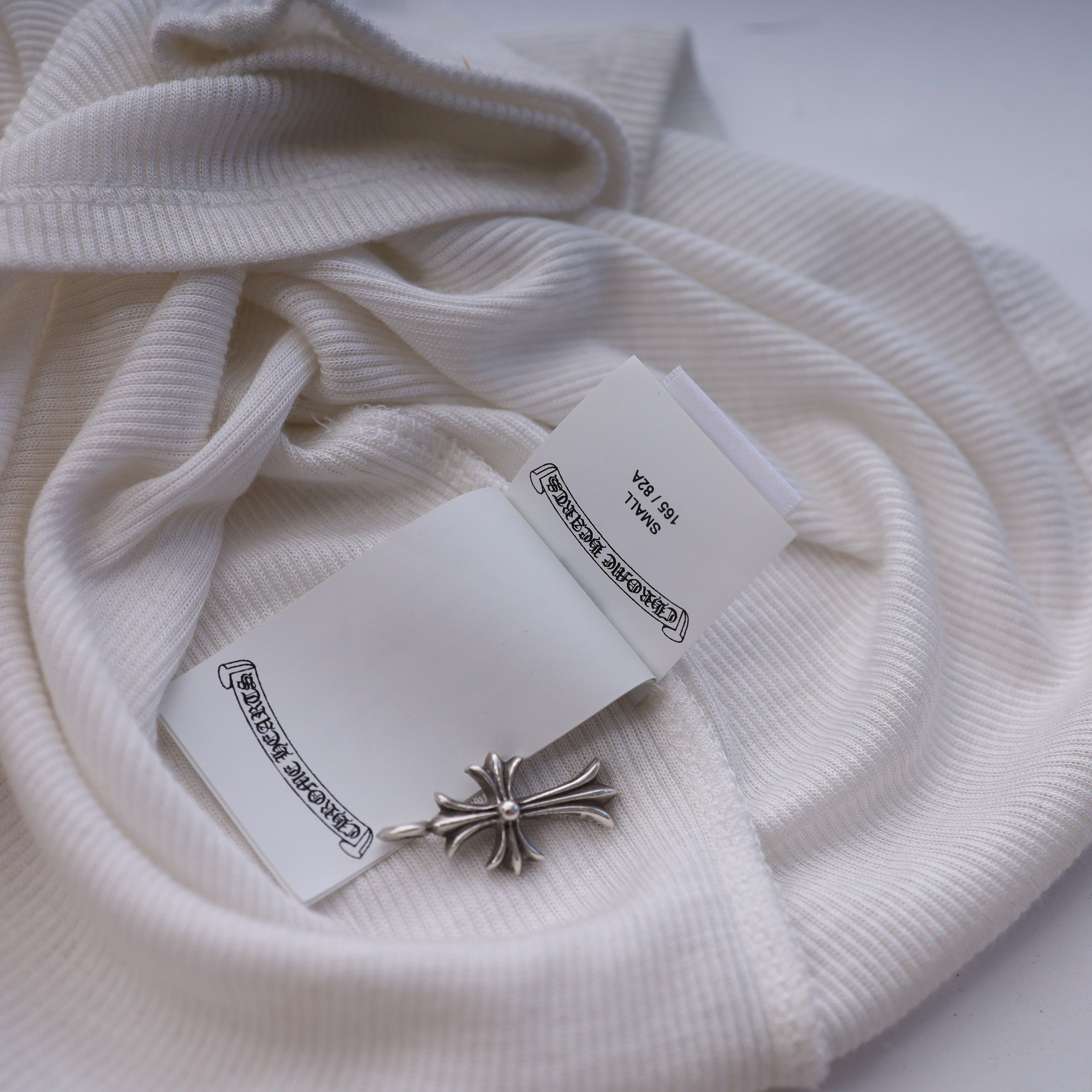 Chrome Hearts Chrome Hearts Womans White SCRIPT Long White Dress Size S / US 4 / IT 40 - 9 Thumbnail