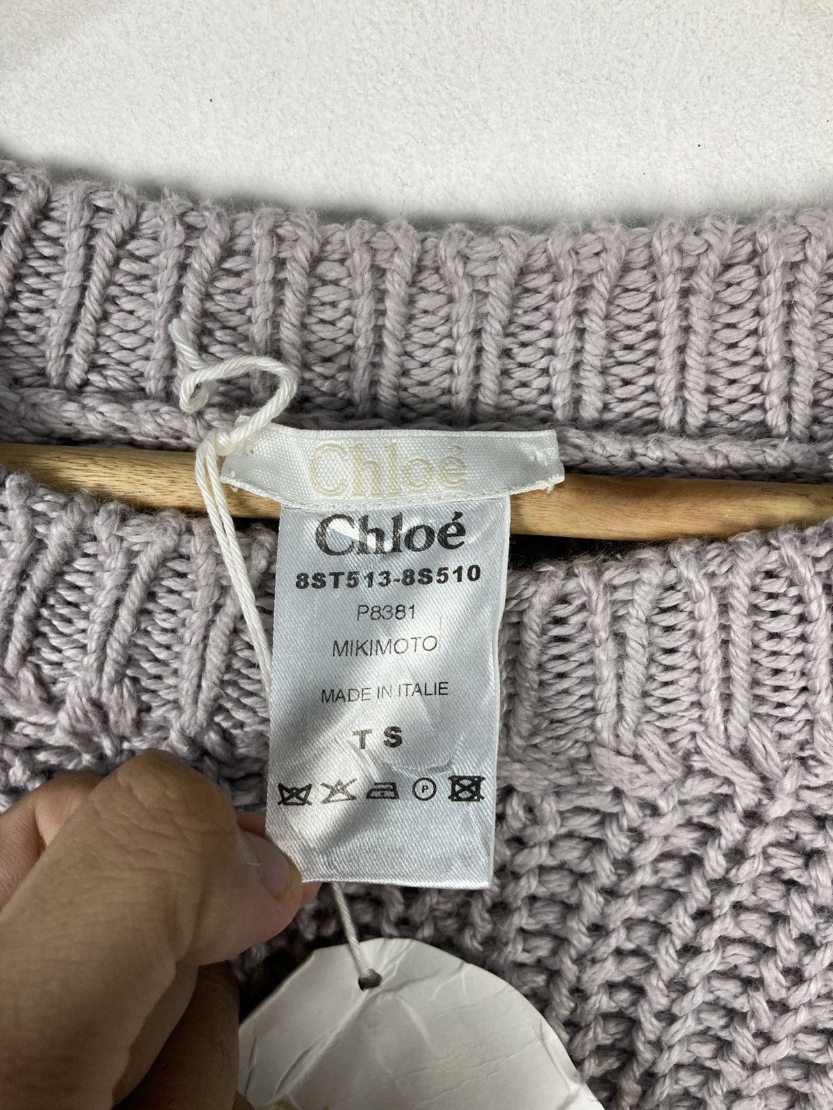 Chloe Deadstock W Tag Luxury Chloé Knitwear Croptop Women Size S / US 4 / IT 40 - 4 Thumbnail