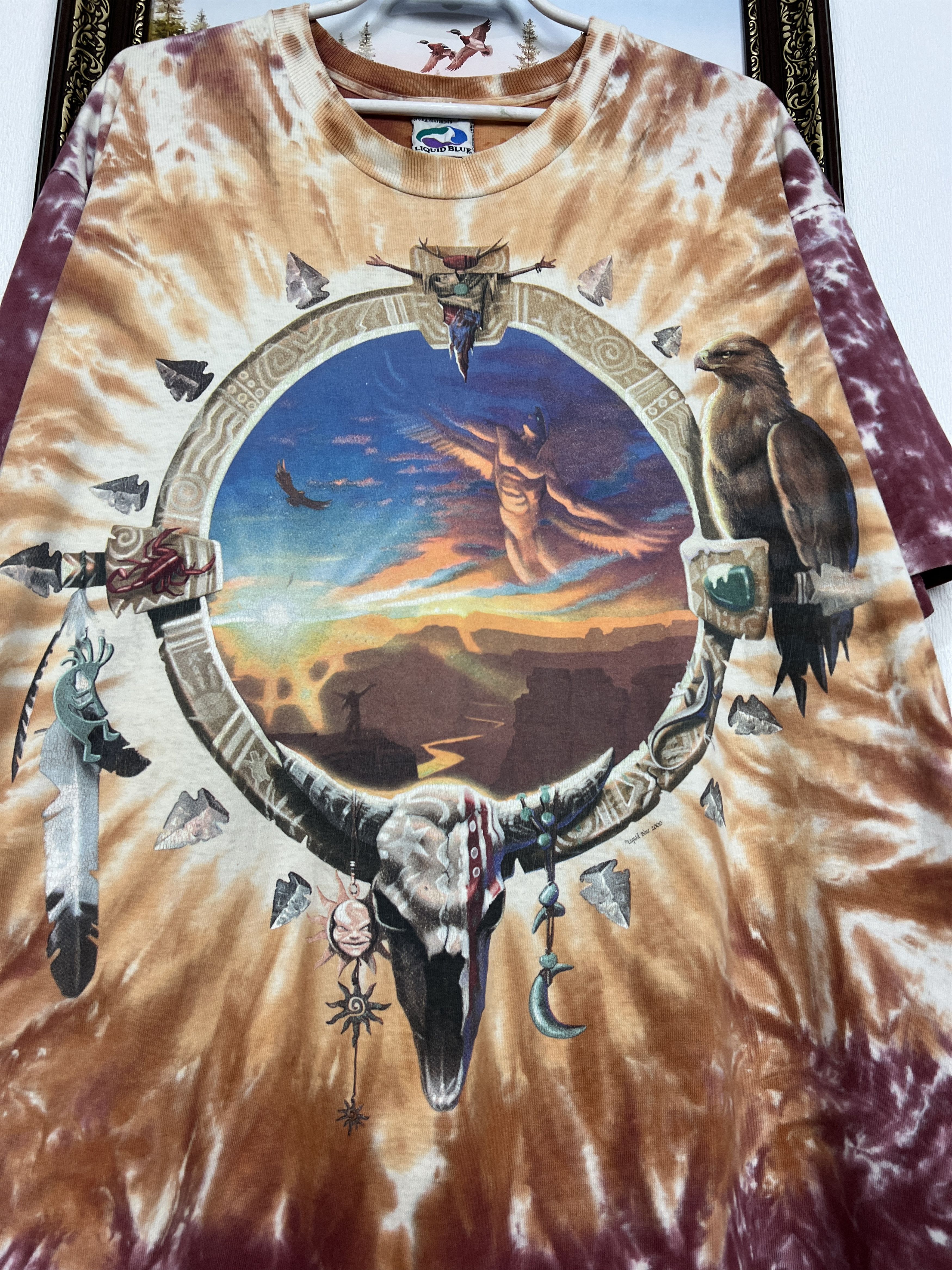 Liquid Blue Vintage Liquid Blue Native American Indian Canyon Shirt Tee Size US M / EU 48-50 / 2 - 3 Thumbnail