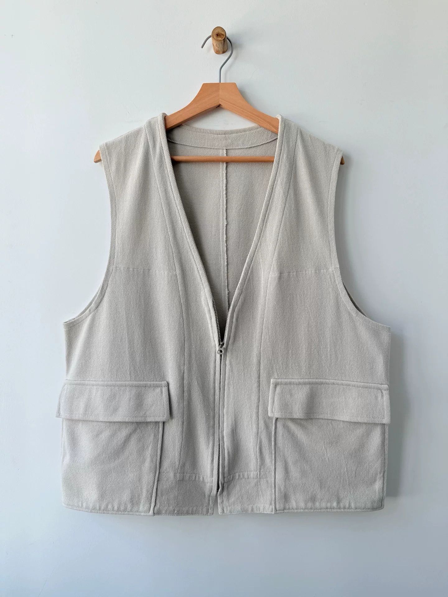 Y's for Men Yohji Yamamoto Y's Men’s Chain Collar Vest Size US M / EU 48-50 / 2 - 1 Thumbnail