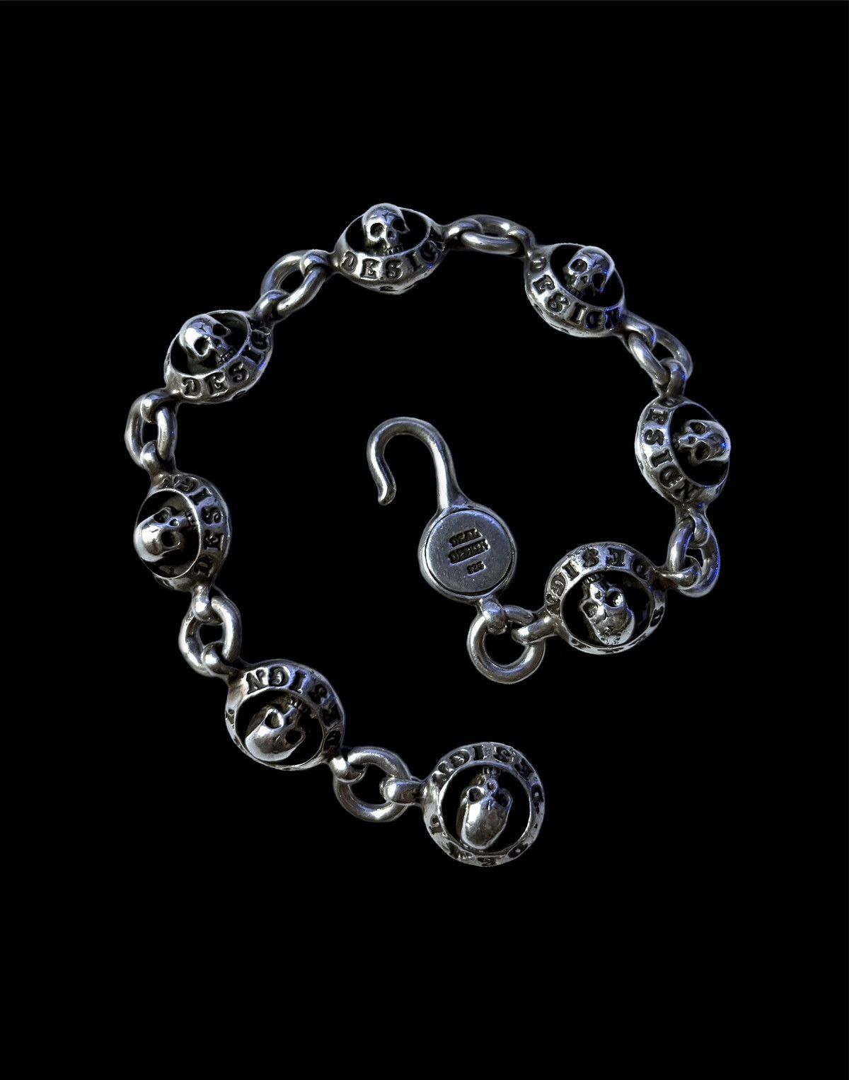 Deal Design Deal Design .925 Silver Eight Ball Bracelet Size ONE SIZE - 2 Thumbnail
