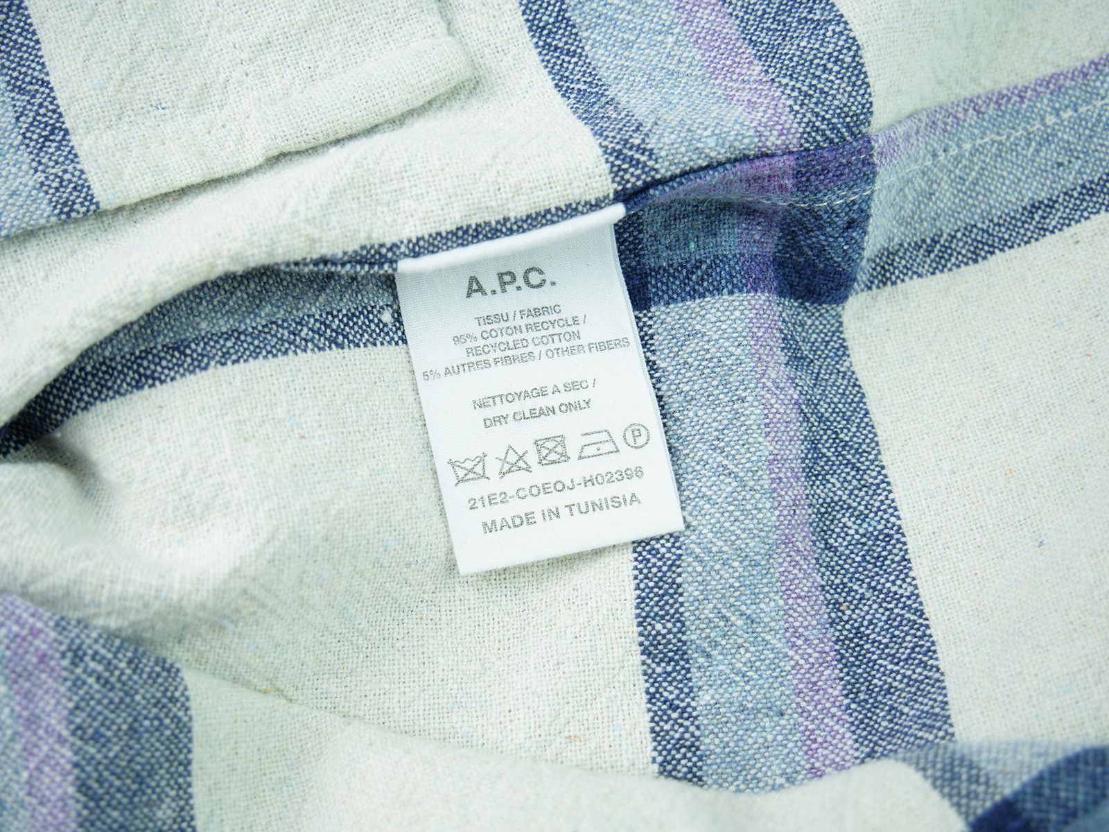 A.P.C. A.P.C. cotton shirt Size US XL / EU 56 / 4 - 5 Thumbnail