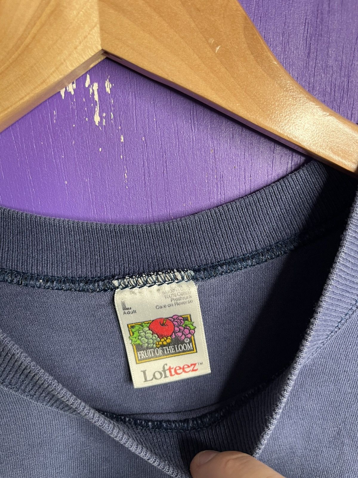 Vintage Vintage 90s mistral logo faded mullet tee Size US L / EU 52-54 / 3 - 4 Thumbnail