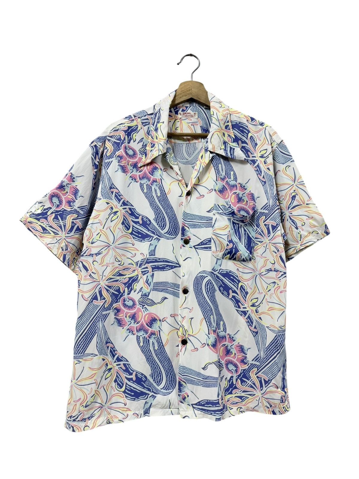 Sun Surf Vintage 90’s Sunsurf Camp Collar Hawaii Japanese Traditional Size US L / EU 52-54 / 3 - 1 Thumbnail
