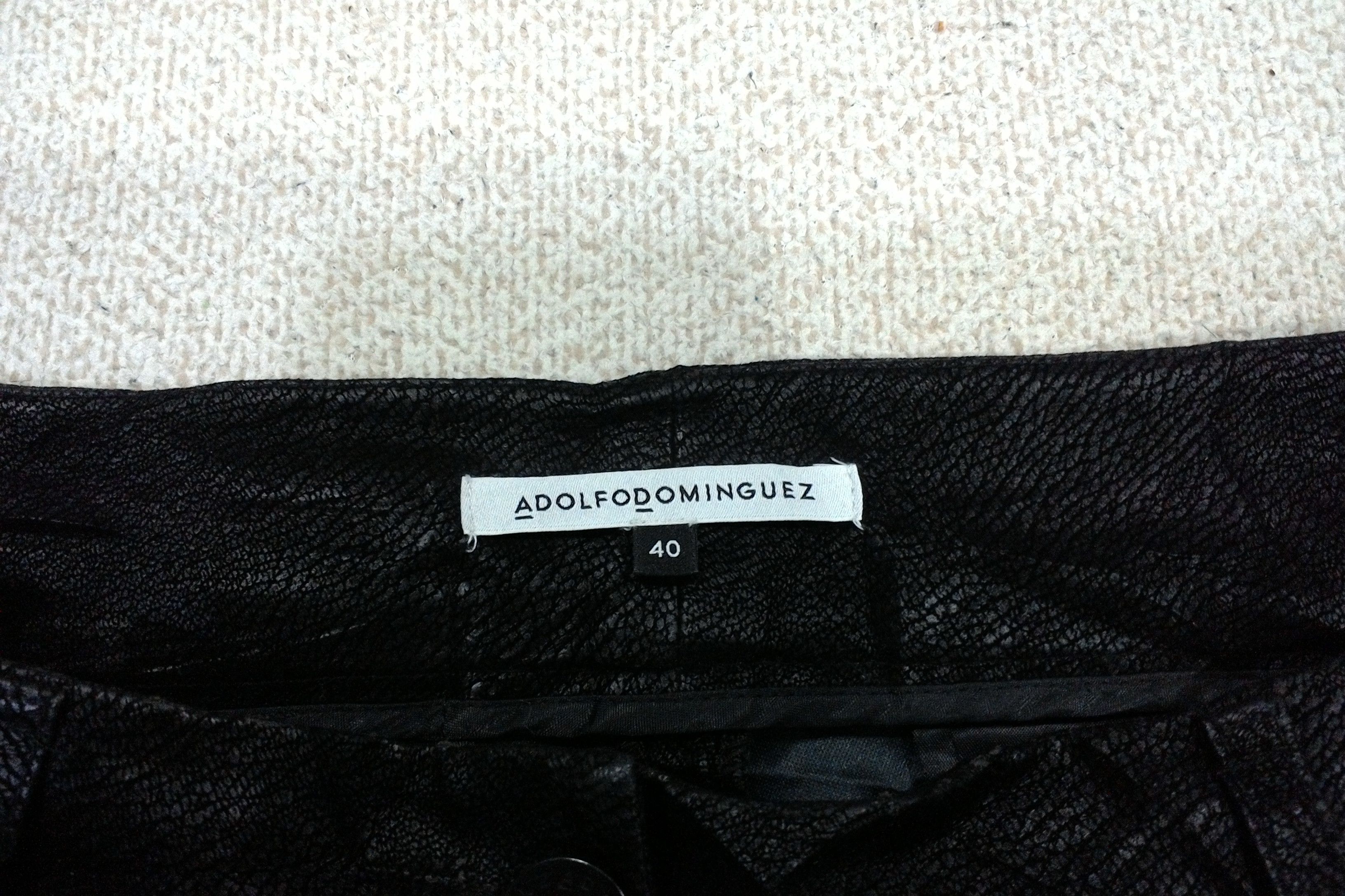 Adolfo Dominguez ADOLFO DOMINGUEZ Black Pant Size 32" / US 10 / IT 46 - 4 Thumbnail