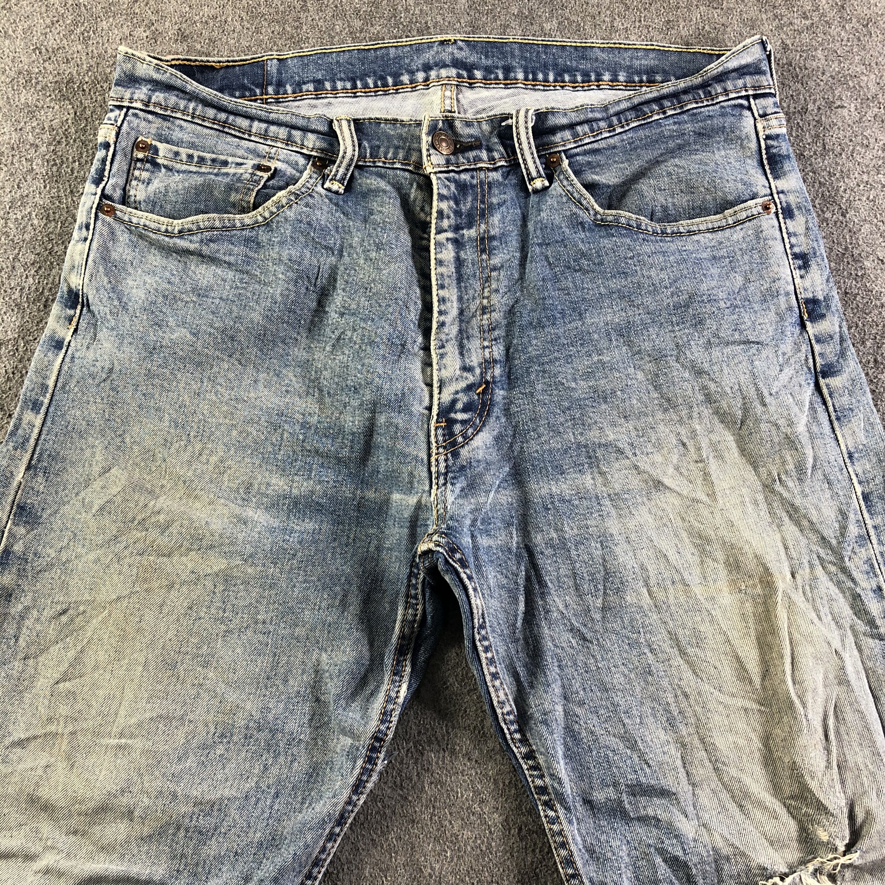 Levi's Vintage Blue Wash Levis 505 Jeans-J4216 Size US 36 / EU 52 - 3 Thumbnail