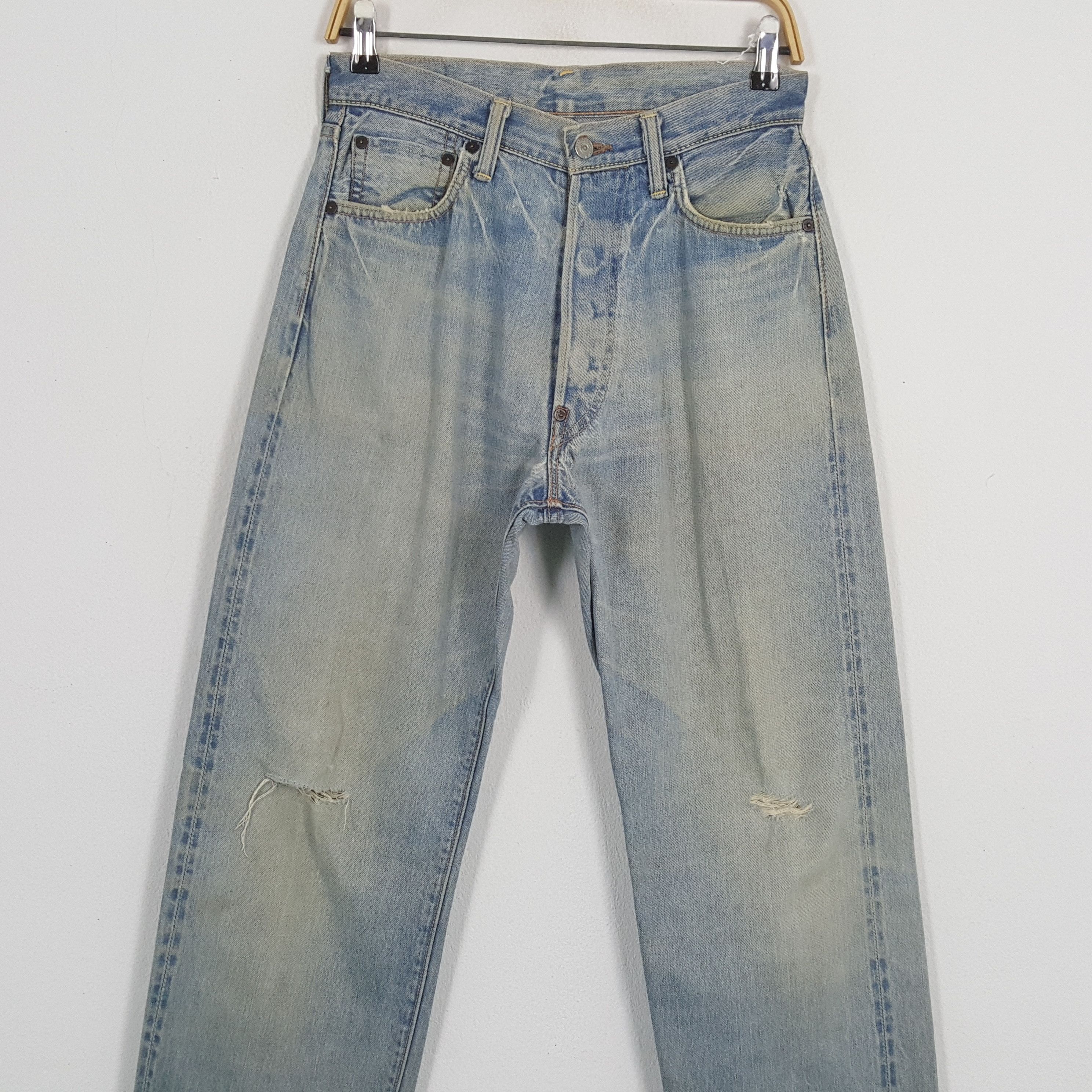 Evisu × Japanese Brand × Vintage Vintage EVISU Japanese Brand Daicock Custom Distressed Jeans Size US 28 / EU 44 - 5 Thumbnail