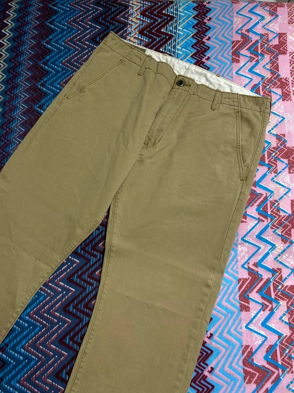 Levi's Denim pants beige vintage jeans Levi's Y2K streetwear Size US 36 / EU 52 - 8 Thumbnail