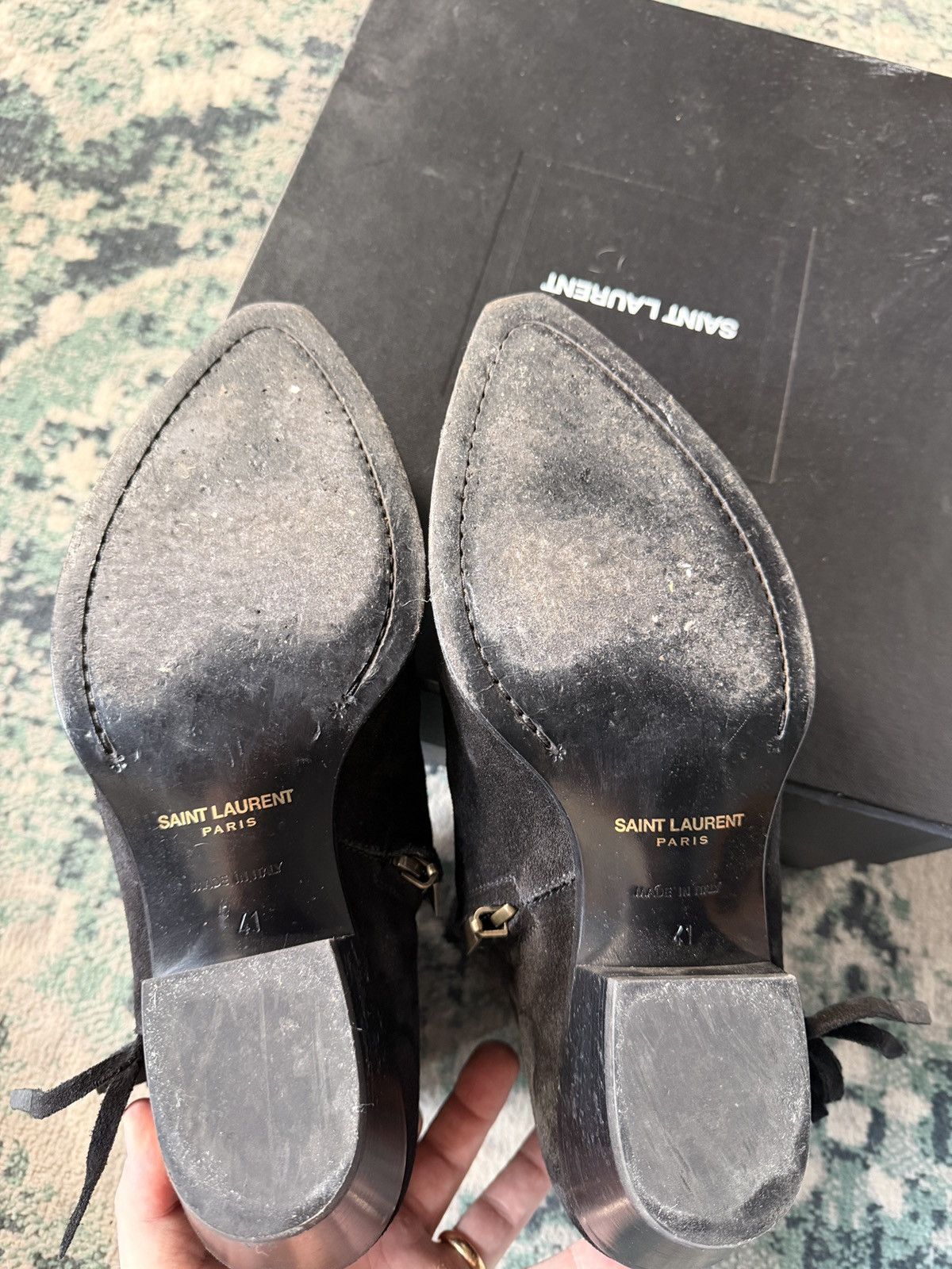 Saint Laurent Paris Saint laurent fringe wyatts size 41 Size US 7 / EU 40 - 7 Thumbnail