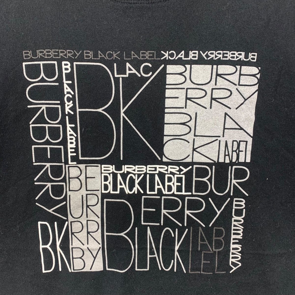 Burberry Vintage BURBERRY BLACK LABEL Multi Logo Monogram Tee Shirt Size S / US 4 / IT 40 - 3 Thumbnail