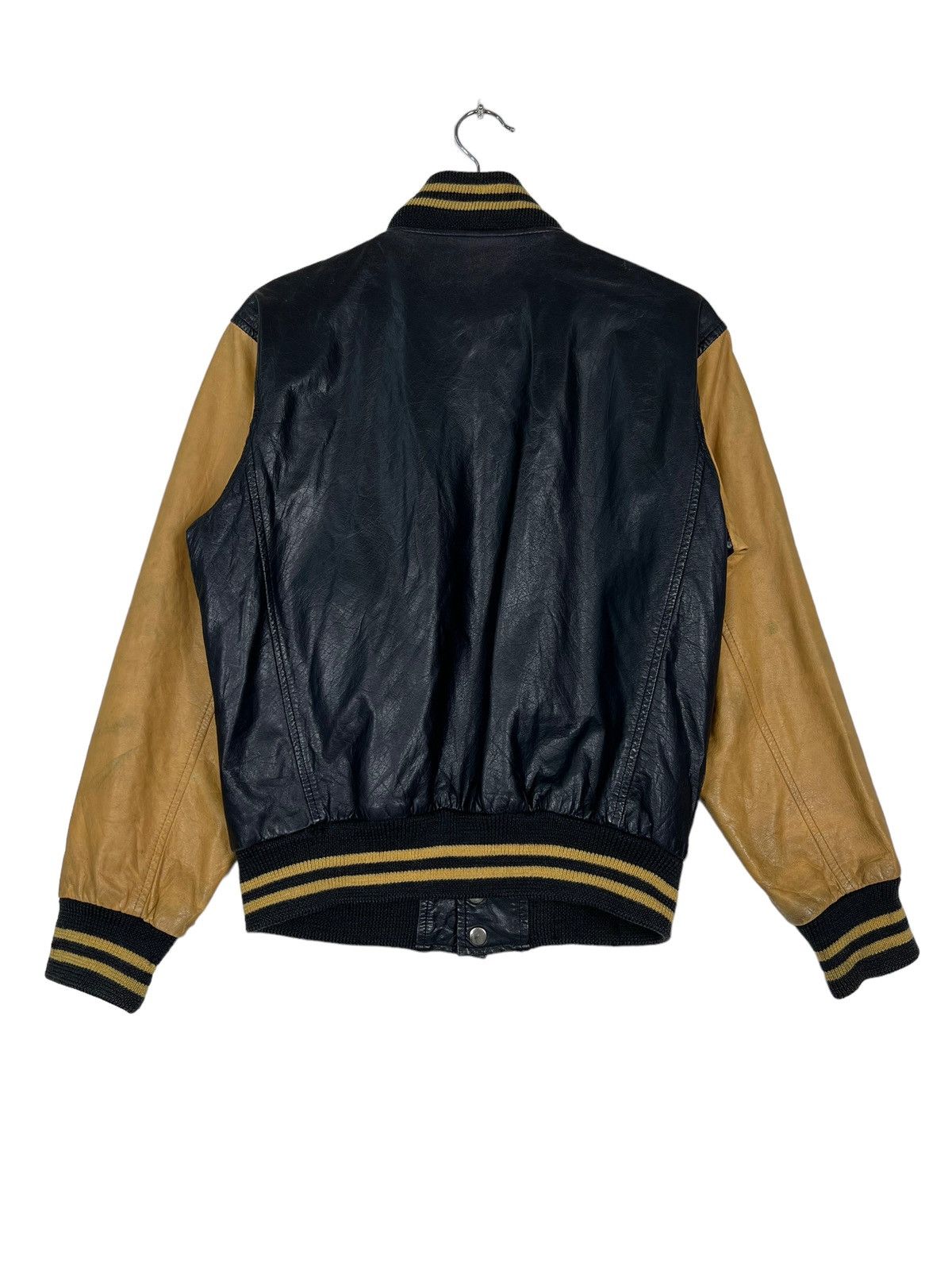Japanese Brand 🔥 VINTAGE 1950s LEATHER STADIUM JACKET Size US M / EU 48-50 / 2 - 8 Thumbnail