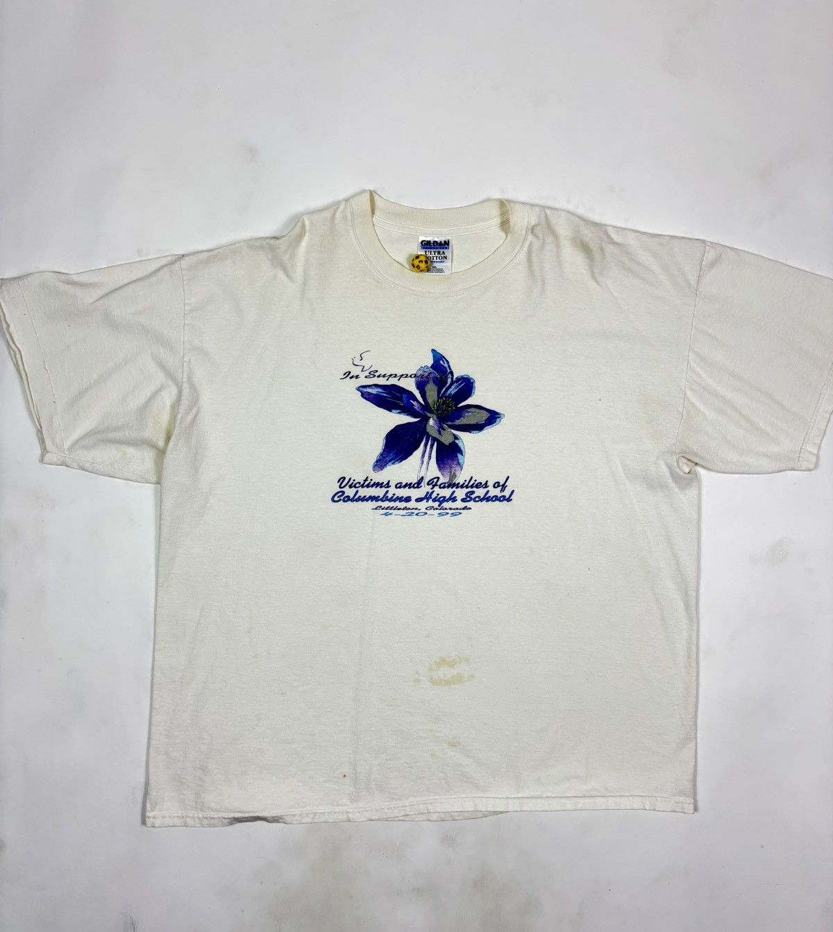 Vintage 2000s “In Support of Victims of Columbine Memorial Large Size US XL / EU 56 / 4 - 2 Thumbnail
