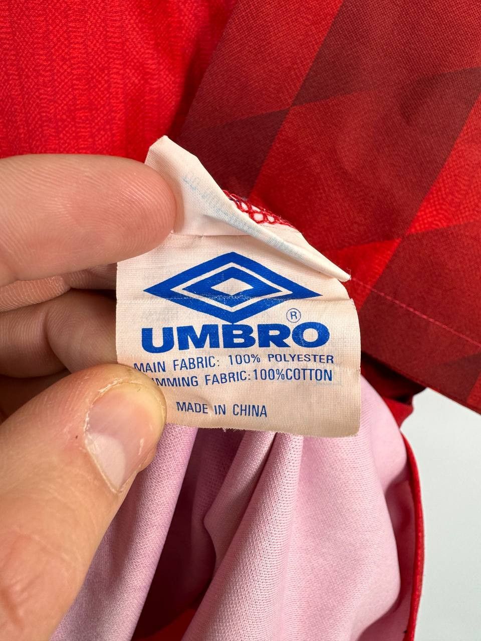 Umbro × Vintage MANCHESTER UNITED 96 98 SHIRT FOOTBALL SOCCER UMBRO Boys Xl Size US S / EU 44-46 / 1 - 5 Thumbnail