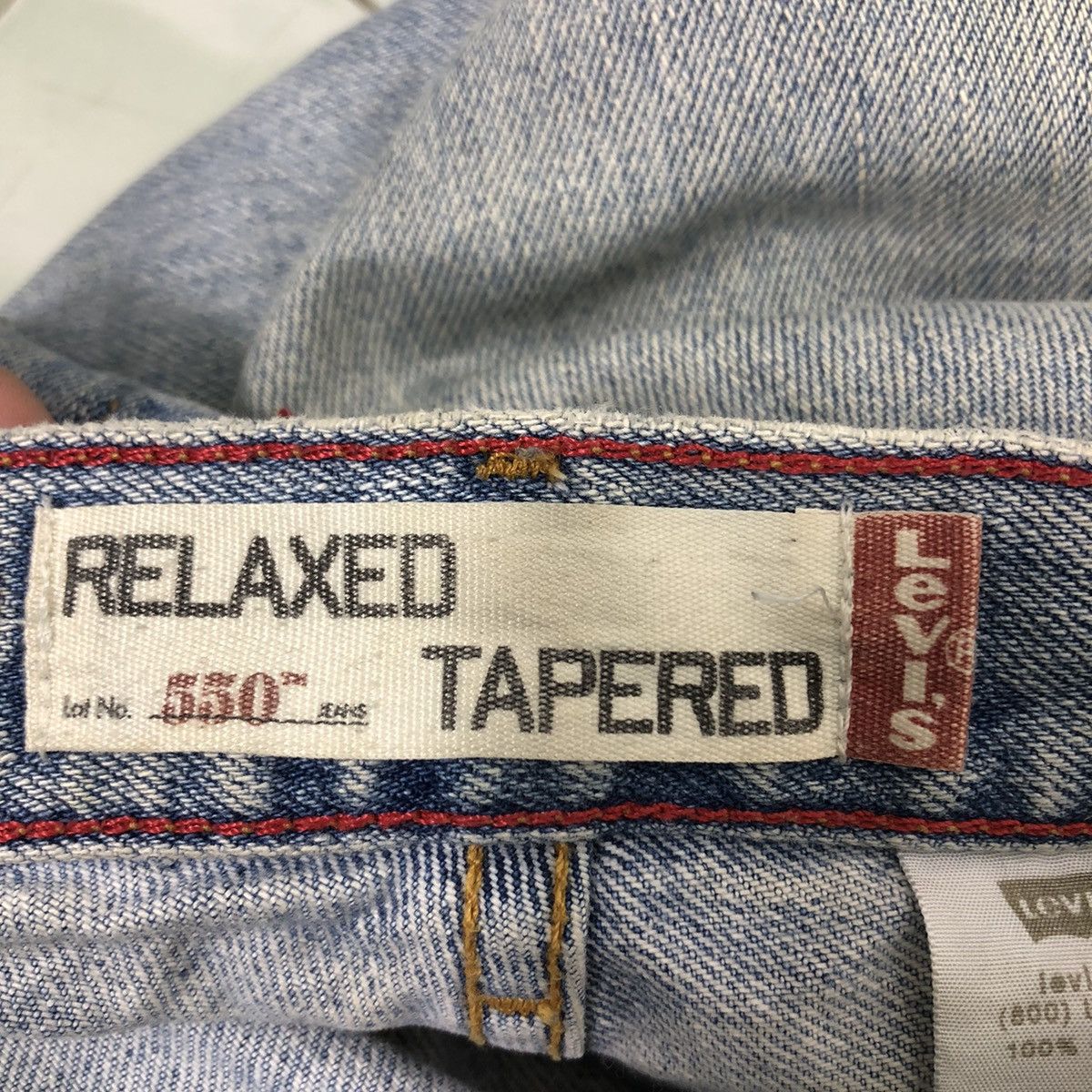 Levi's 🔥90’s Vintage Distressed Denim Jeans Levi’s Lot 550 Size US 32 / EU 48 - 14 Thumbnail