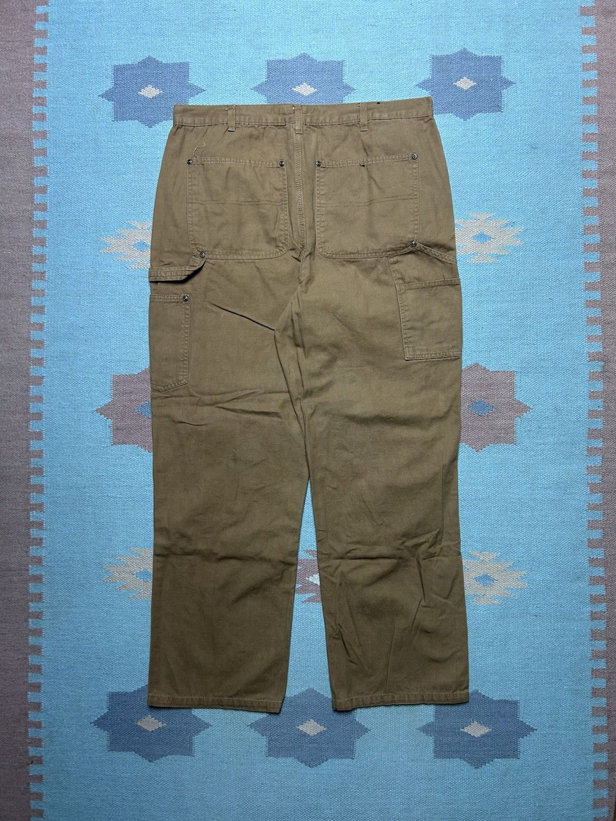 Vintage y2k double knee carpenter pants canvas skater baggy 35x29 Size US 35 - 6 Thumbnail