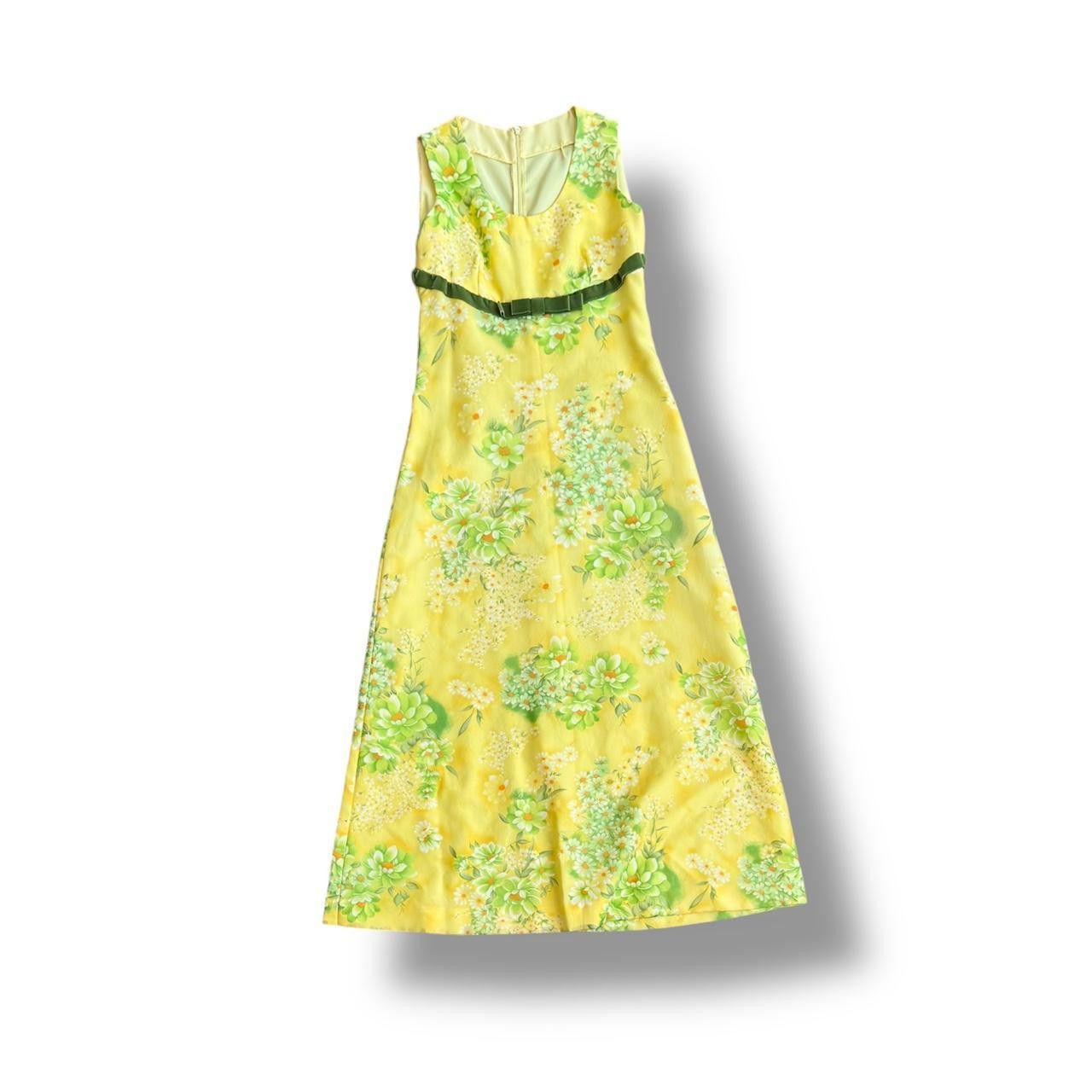 Designer Women's Yellow and Green Dress Size XS / US 0-2 / IT 36-38 - 1 Thumbnail