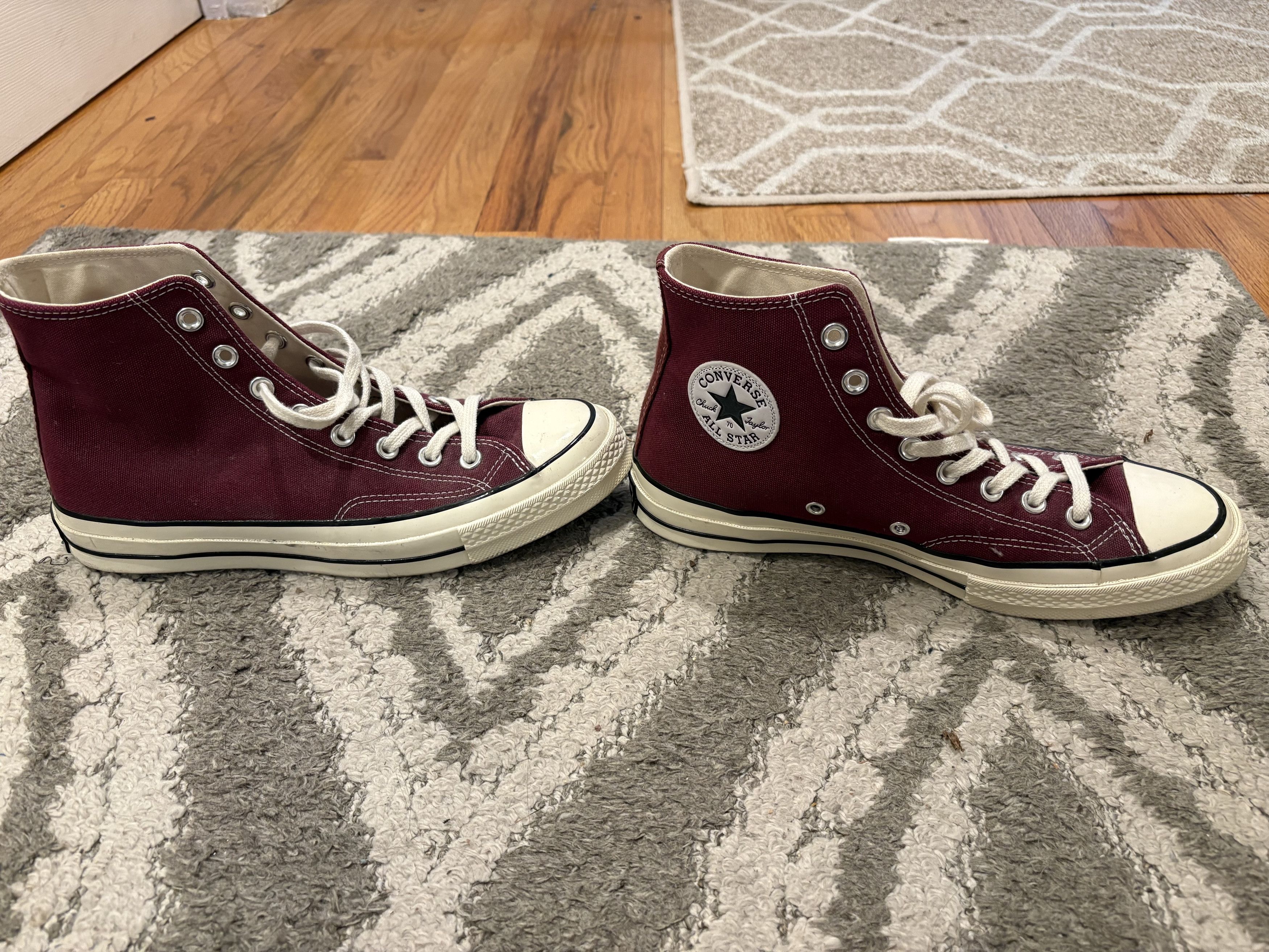 Converse Chuck Taylor All Star Canvas Hi Tops Size 8 Burgundy Size US 8 / EU 41 - 2 Thumbnail