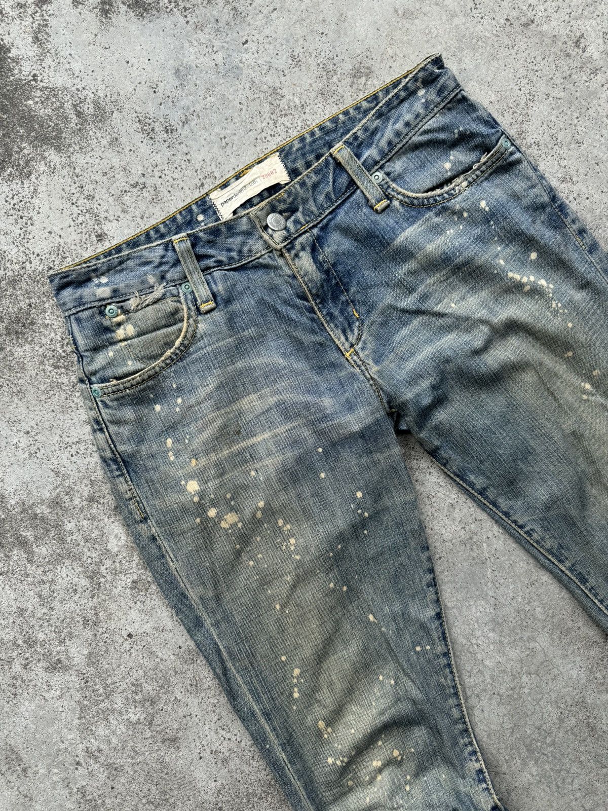 Paper Denim & Cloth Vintage flared bootcut acid wash distressed jeans Size 26" / US 2 / IT 38 - 4 Thumbnail