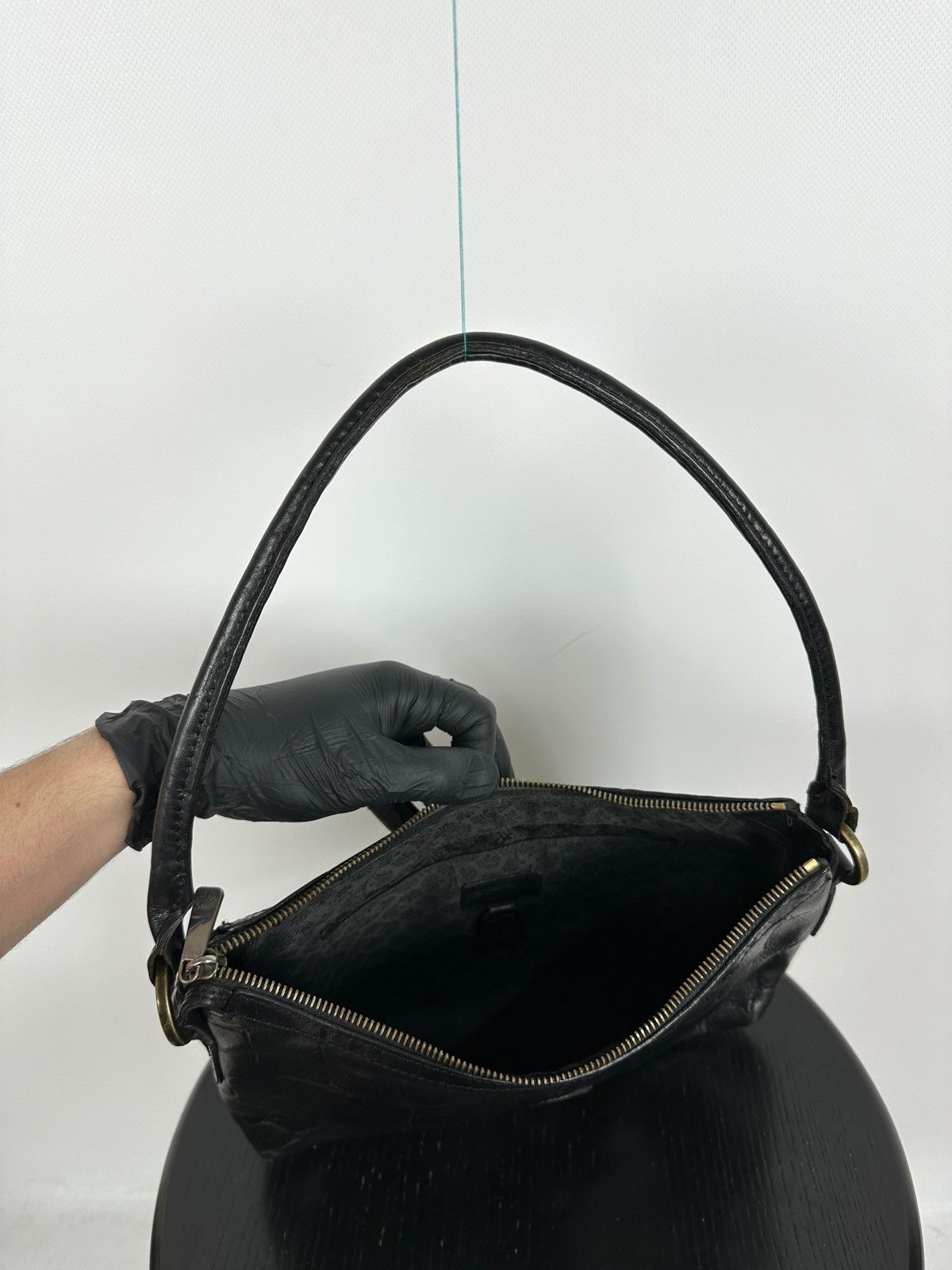 Mulberry Vintage Mulberry Black Leather Handbag Size ONE SIZE - 18 Thumbnail