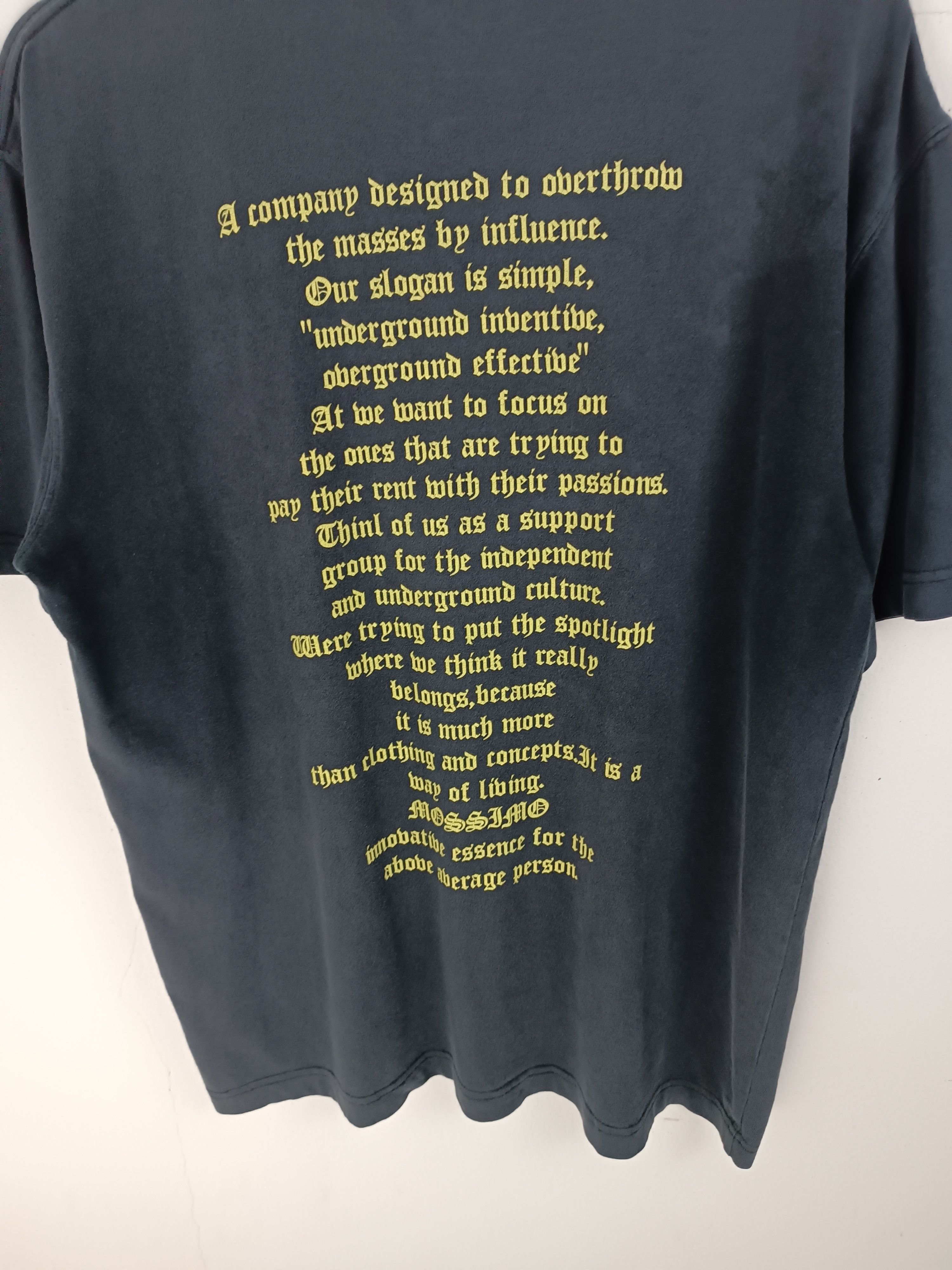 Mossimo VINTAGE 90'S MOSSIMO SPORT F THE MASSES FADED VERY RARE TEE Size US L / EU 52-54 / 3 - 13 Thumbnail