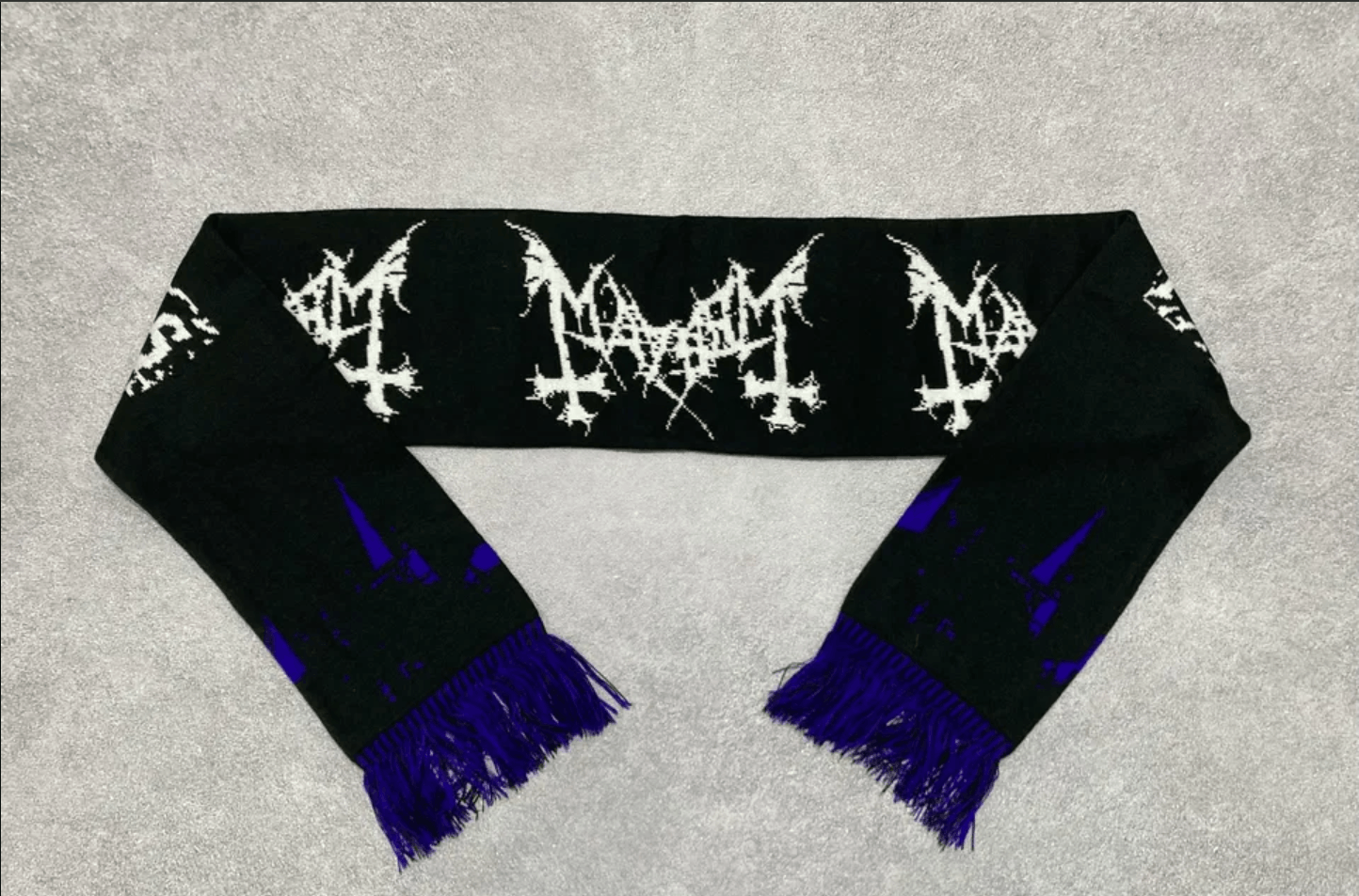 Band Tees Scarf - Mayhem - De Mysteriis Dom Sathanas black metal Size ONE SIZE - 1 Thumbnail