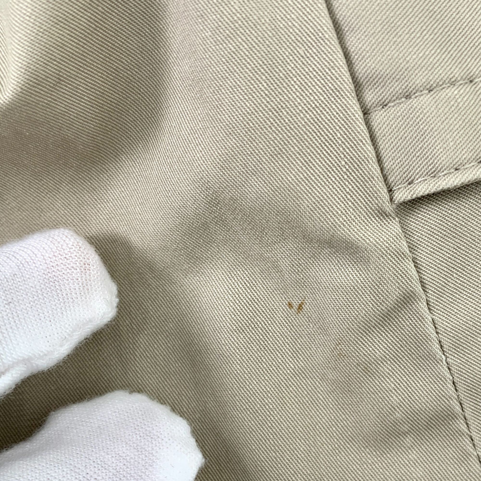 Burberry Burberry Mens Beige Double-Breasted Trench Coat With Belt Size US XXS / EU 40 - 6 Thumbnail