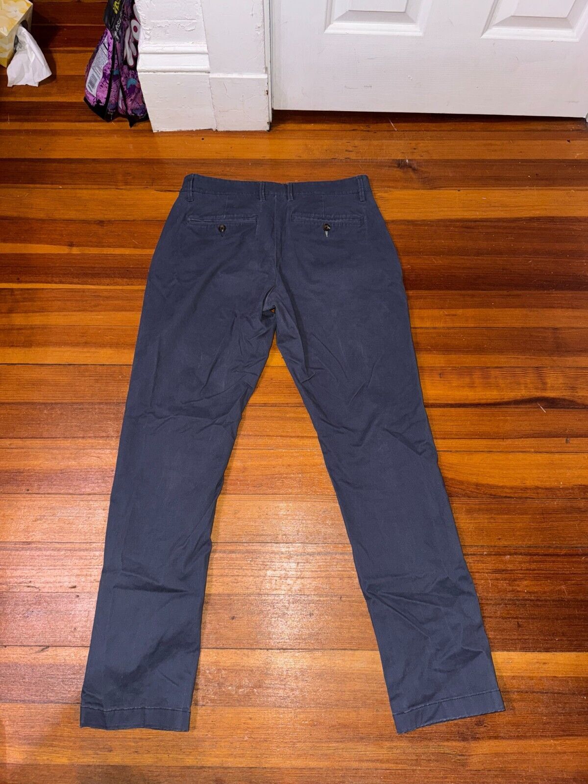 Vintage 32 x 32 Goodfellow Hennepin Chino Pants Geneva Blue Athletic Size US 32 / EU 48 - 5 Thumbnail