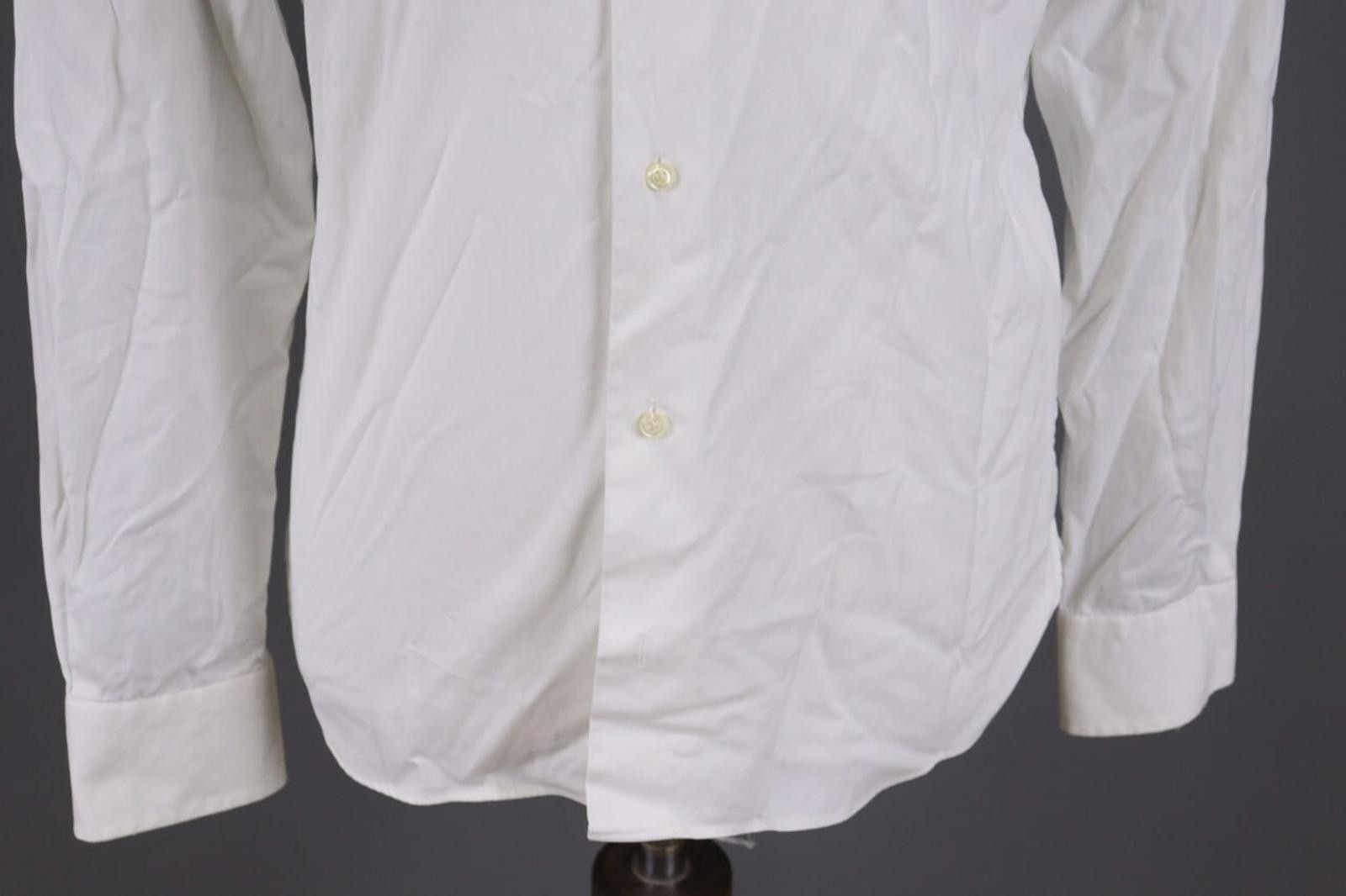 Designer Boggi Milano Custom Fit White Shirt Size 38 / 15 Size US M / EU 48-50 / 2 - 5 Thumbnail