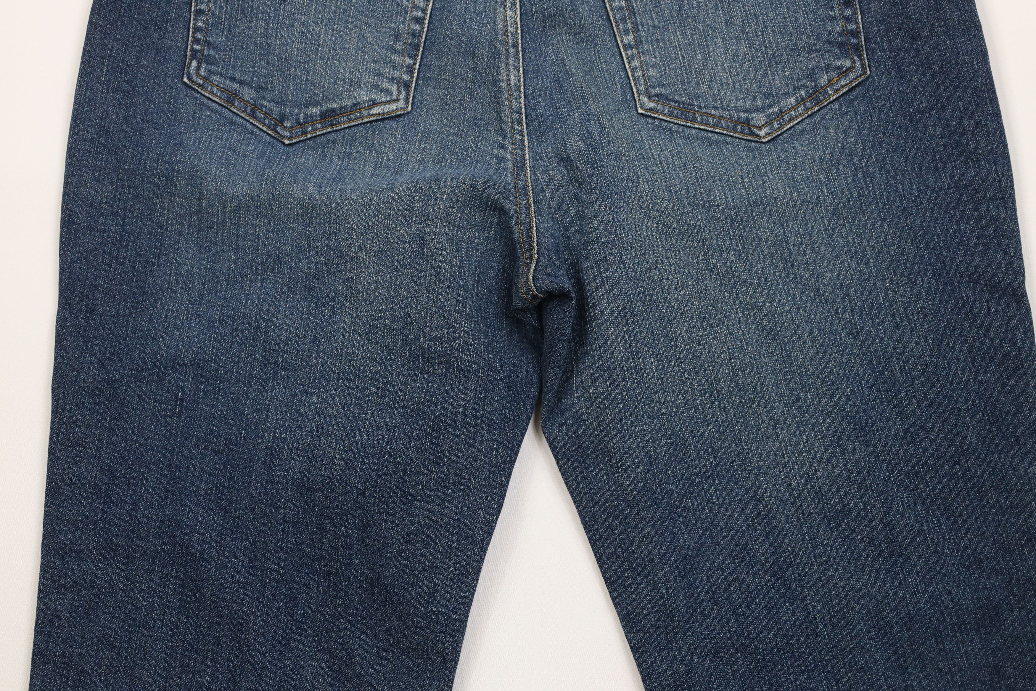 Lands' End Vintage 90s Y2K Lands End Flared Wide Leg Denim Jeans Blue Size 34" / US 12 / IT 48 - 11 Thumbnail