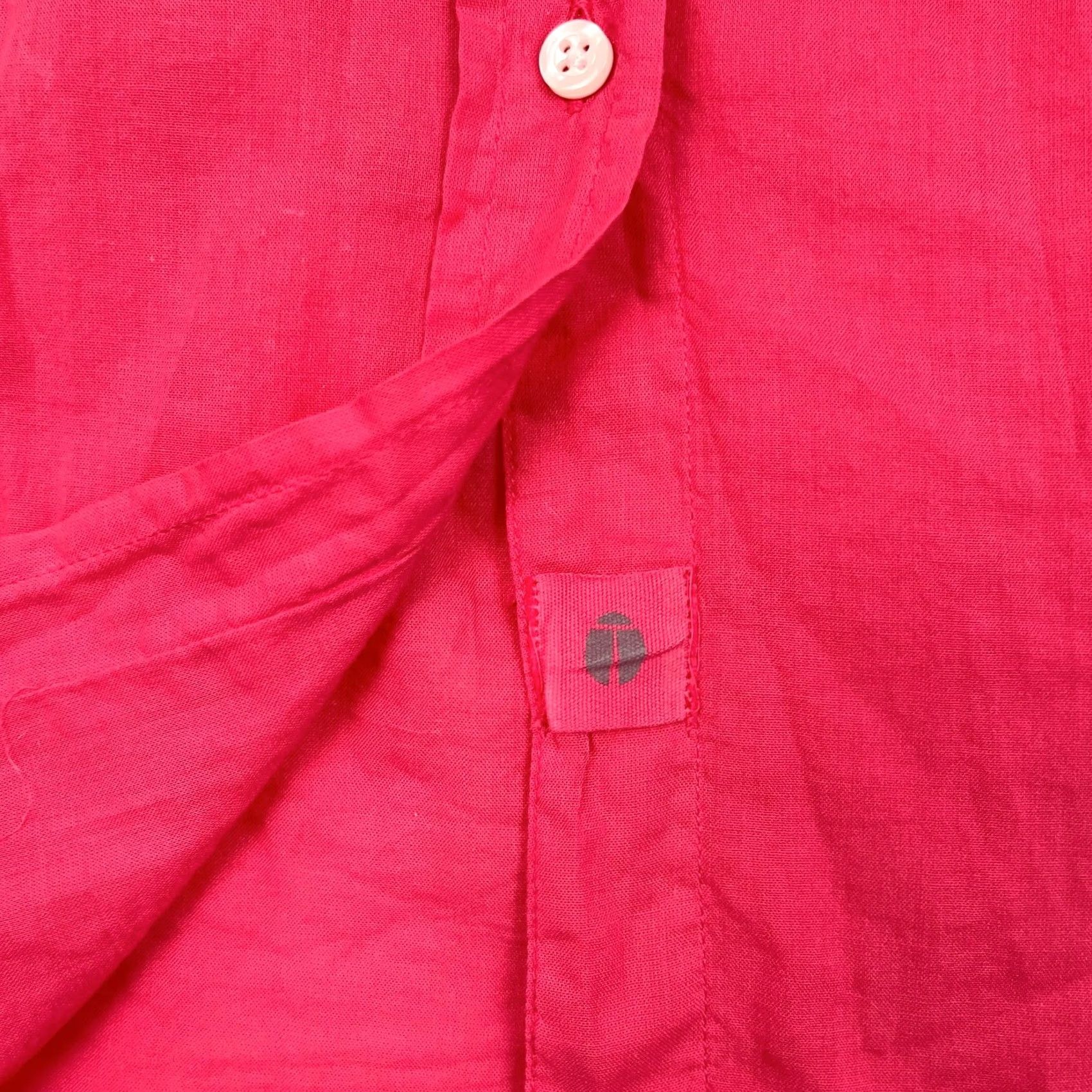 Pinko Grayson The Hero Shirt Womens XS Pink Button Up Lightweight Blouse Size XS / US 0-2 / IT 36-38 - 3 Thumbnail
